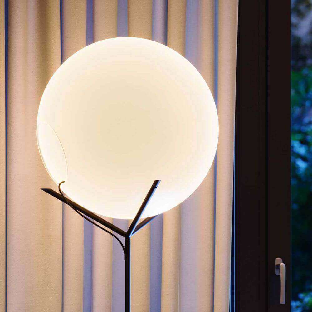 Bela Floor Lamp | Glass Ball, Adjustable Brightness