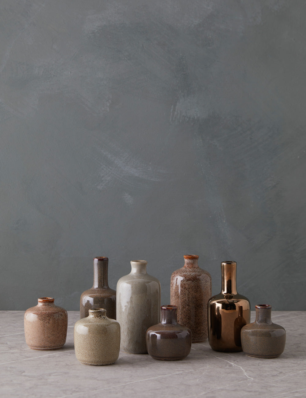 Milo Stoneware Vases Set | Assorted Sizes for Stylish Display
