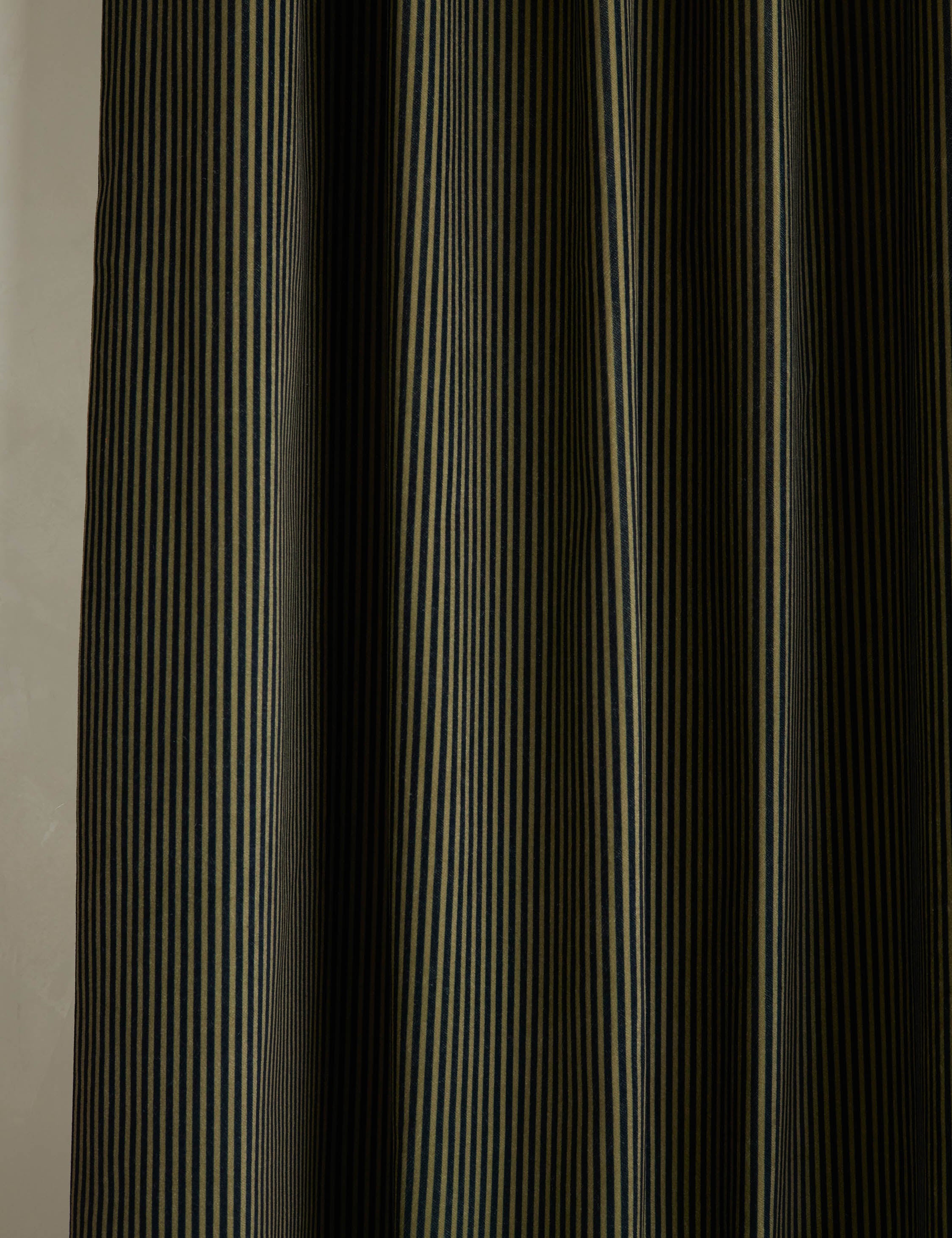 Bristol Striped Velvet Curtain Panel | Chic Soft Touch Velvet