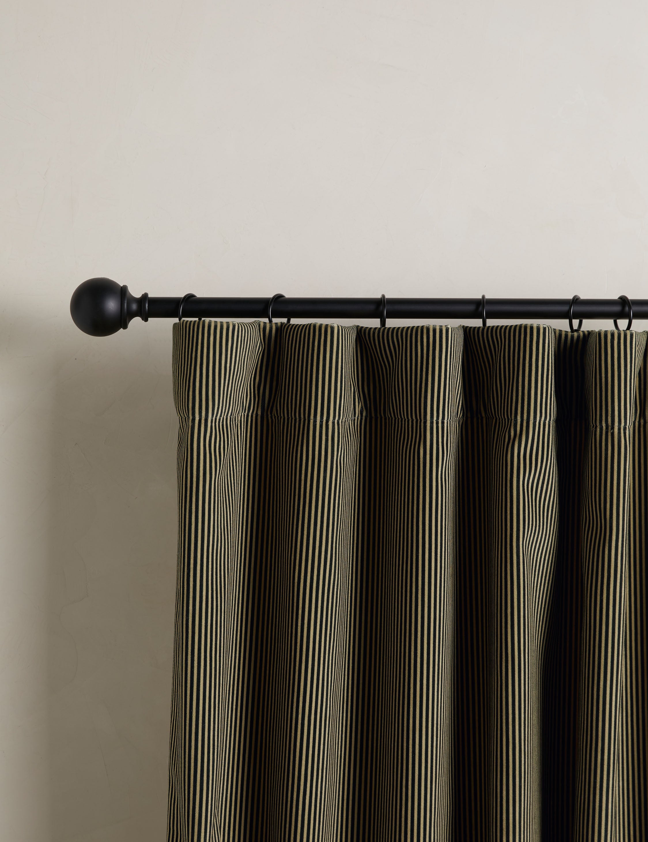 Bristol Striped Velvet Curtain Panel | Chic Soft Touch Velvet
