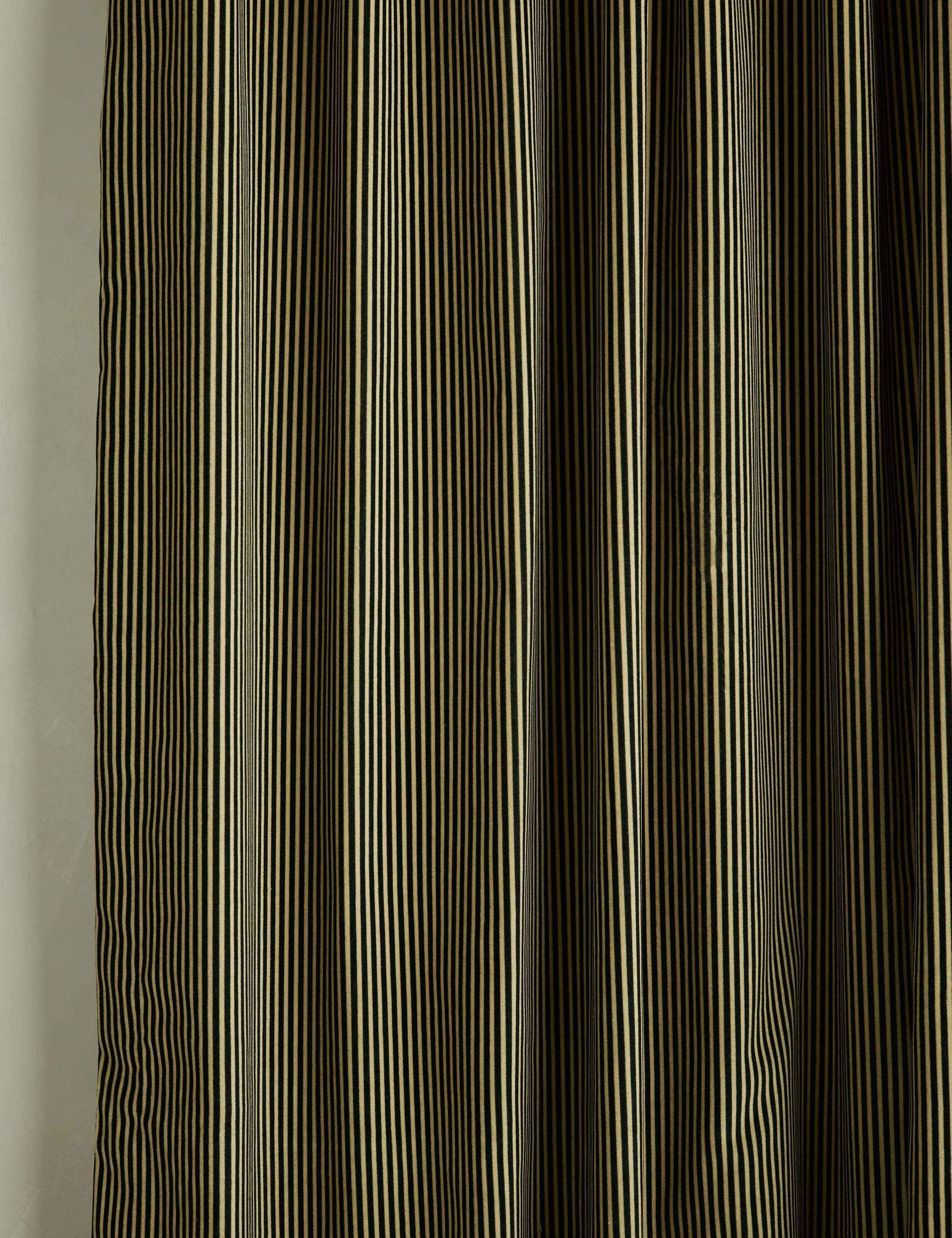 Bristol Striped Velvet Curtain Panel | Chic Soft Touch Velvet