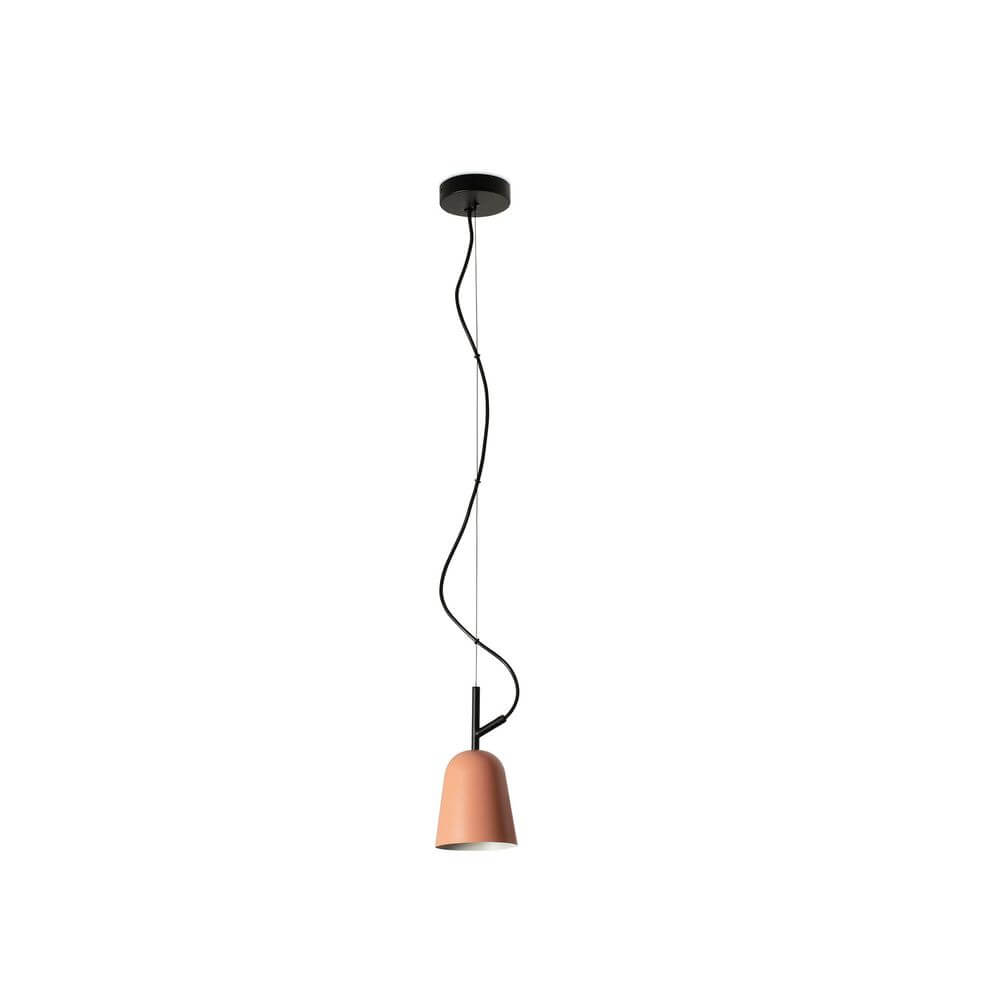 Bello Pendant Light | Green S-Shape Design, 1950s Heritage