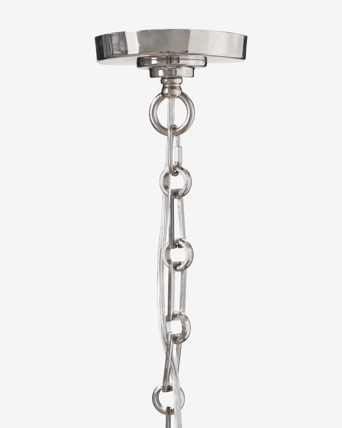 Sable Pendant Light Teardrop White Glass with Elegant Metal Hardware