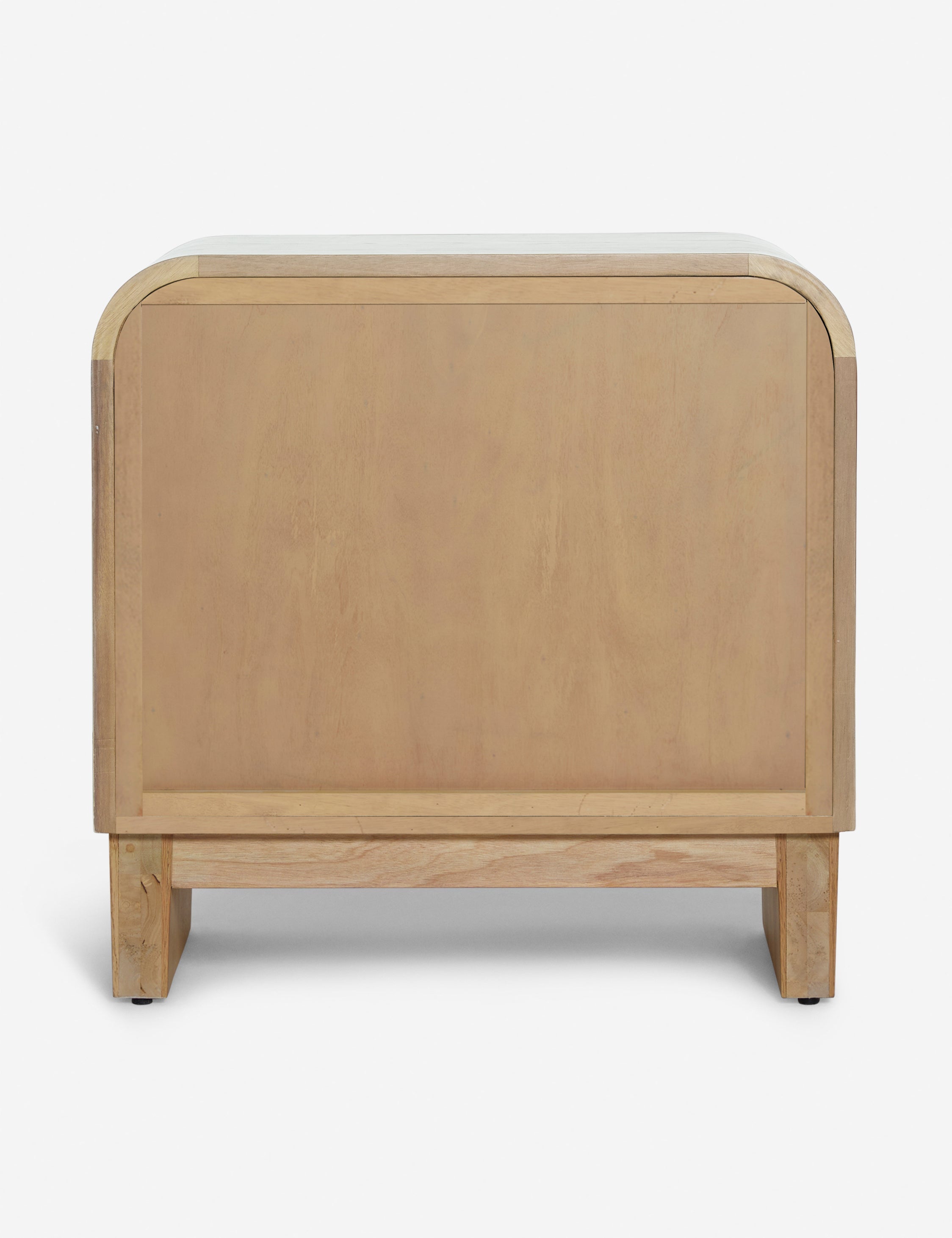 Soleil Nightstand | Rounded Oak Frame, Soft-Close Drawers