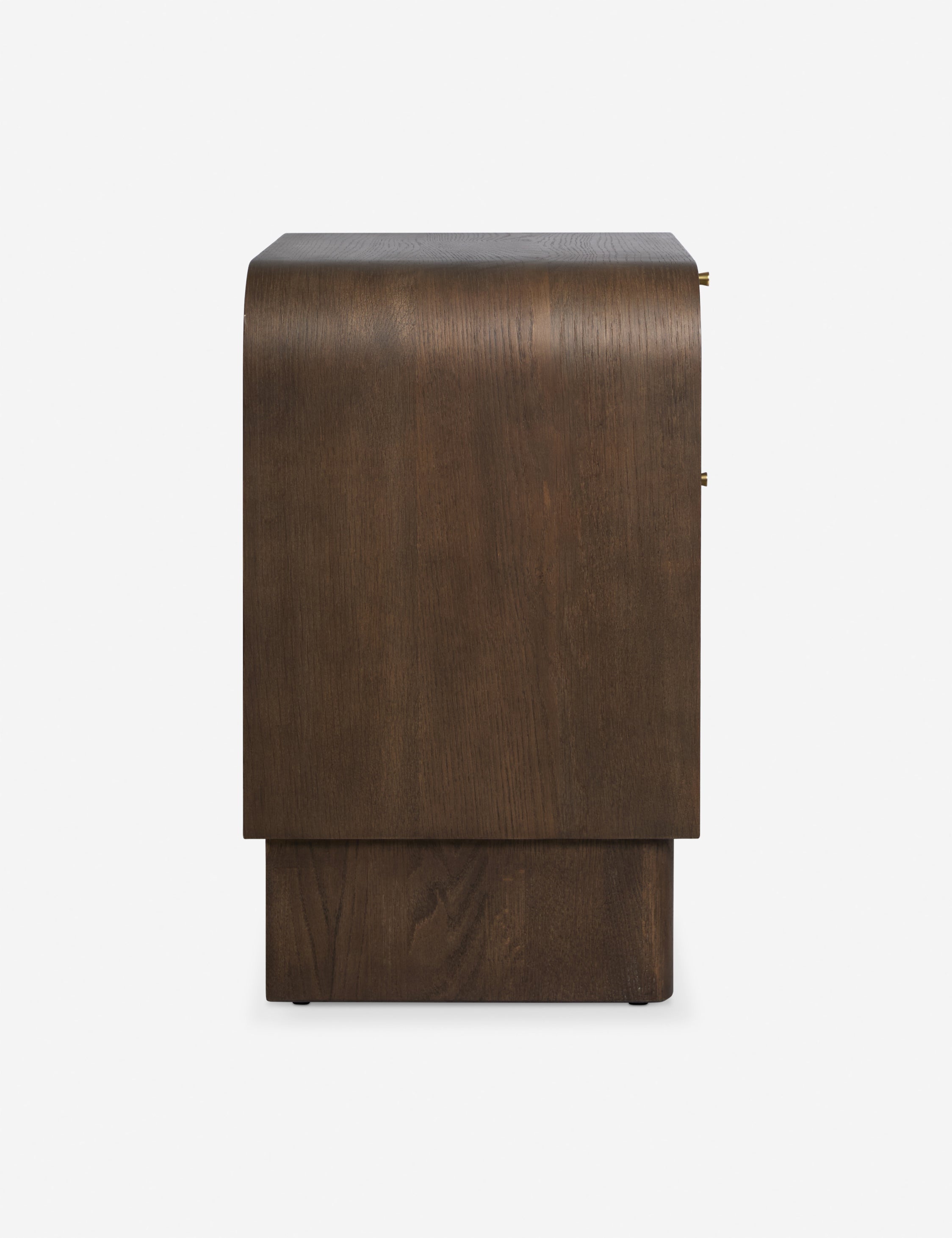 Soleil Nightstand | Rounded Oak Frame, Soft-Close Drawers