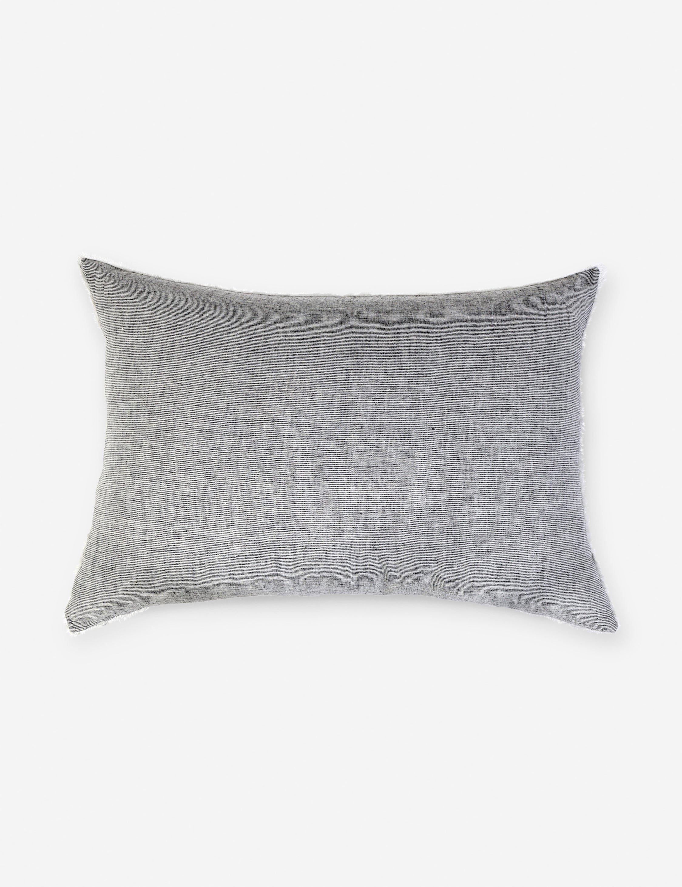 Luna Linen Sham | Heathered Texture, Shell Button Closures