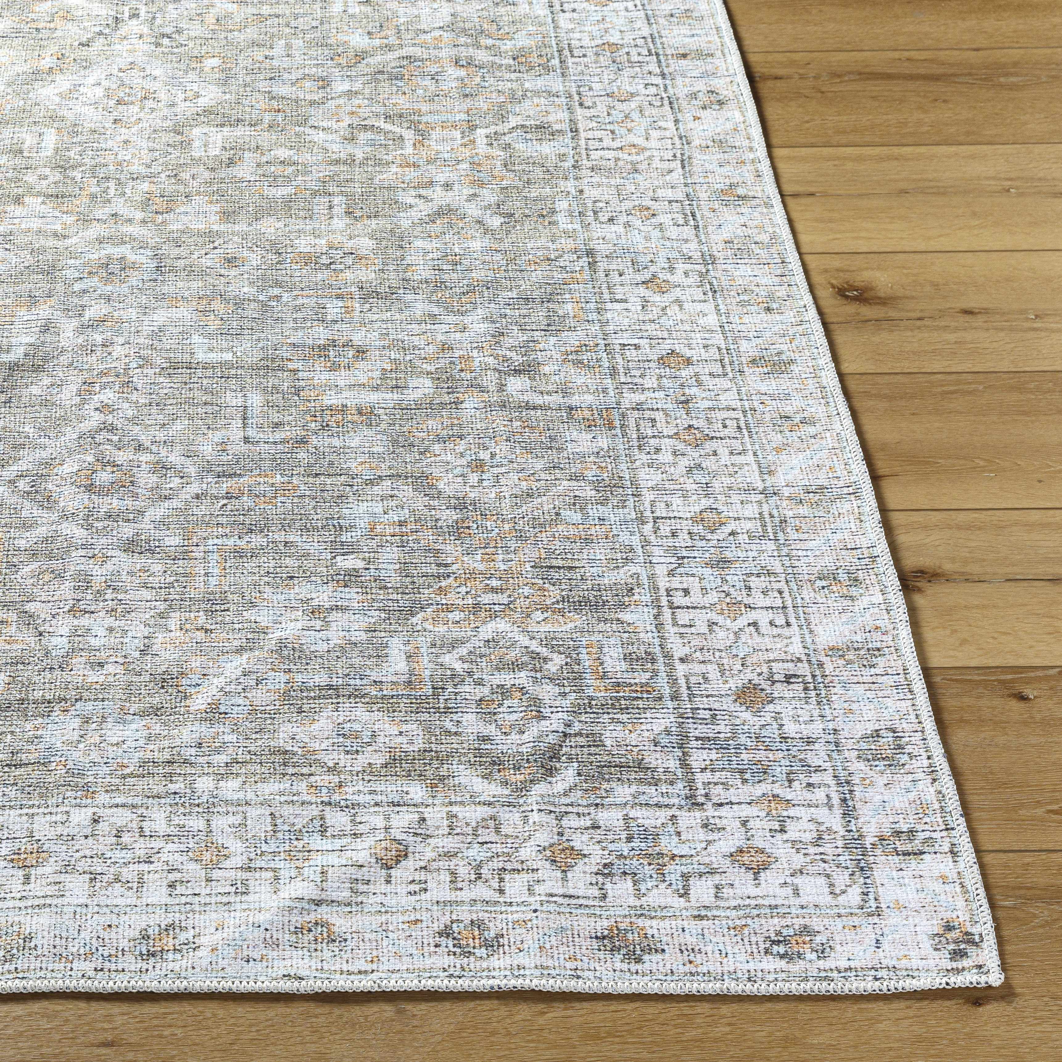 Bello Area Rug  Machine Woven  Washable Polyester