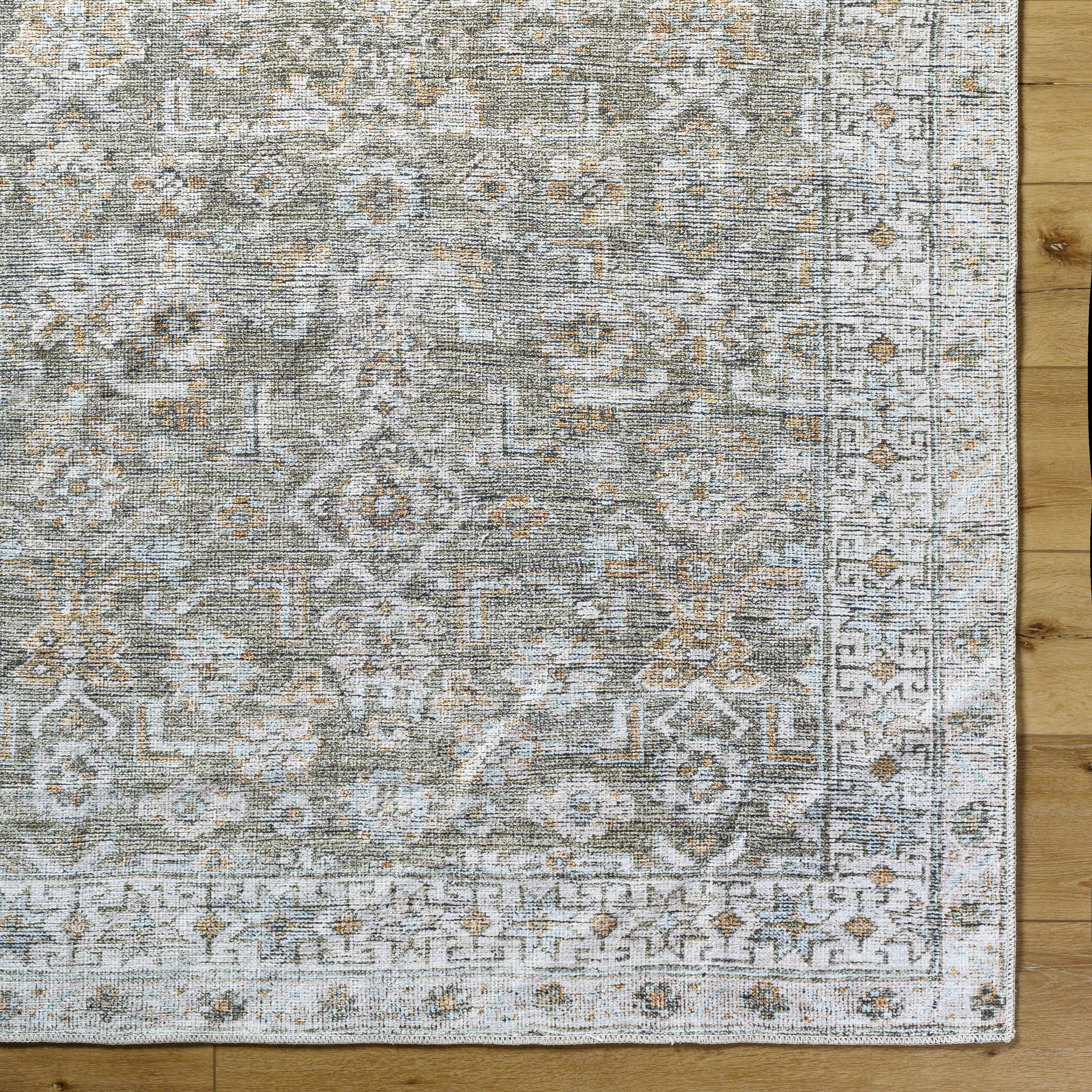 Bello Area Rug  Machine Woven  Washable Polyester