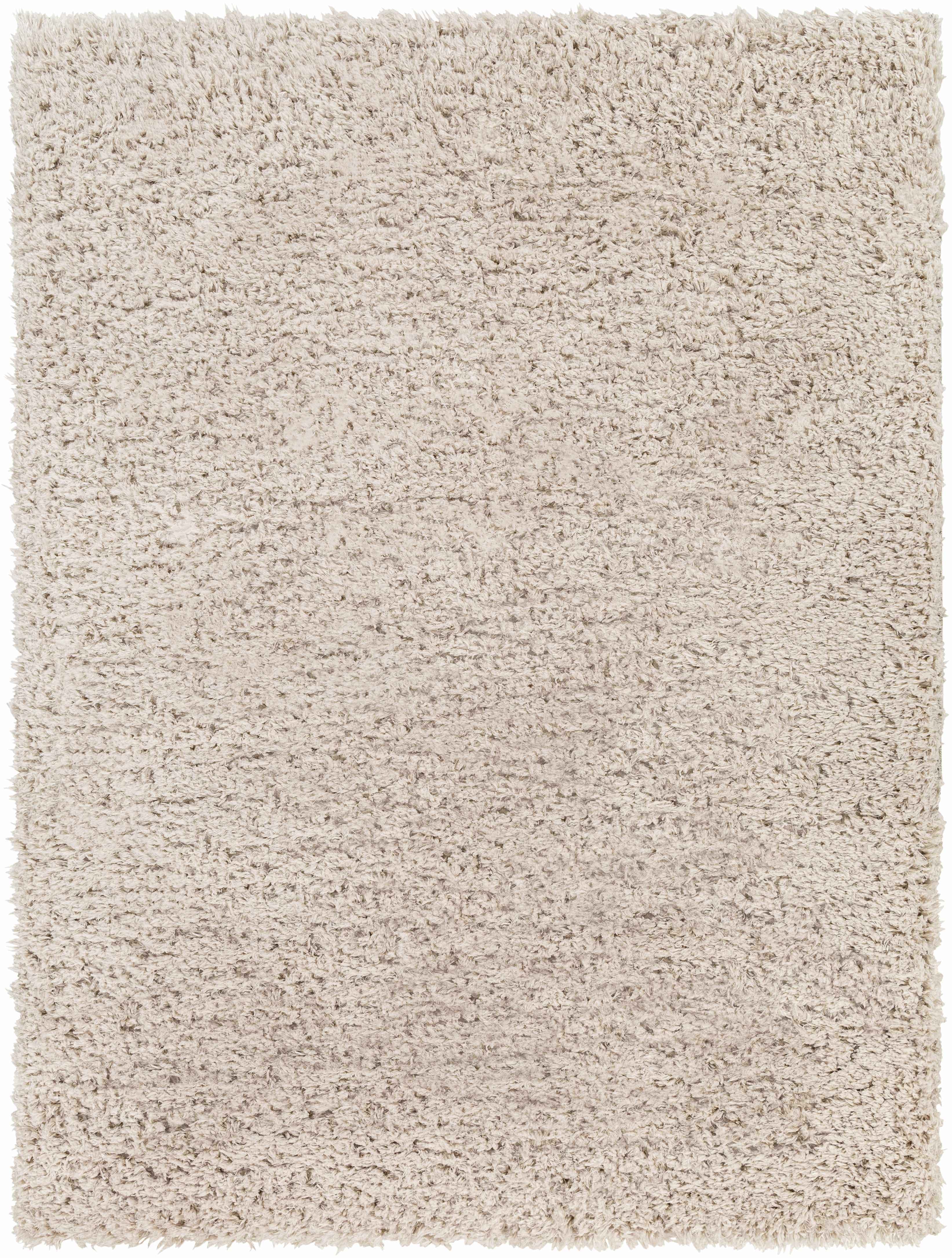 Sierra Shag Rug  Plush Pile  100% Polyester  Medium Gray
