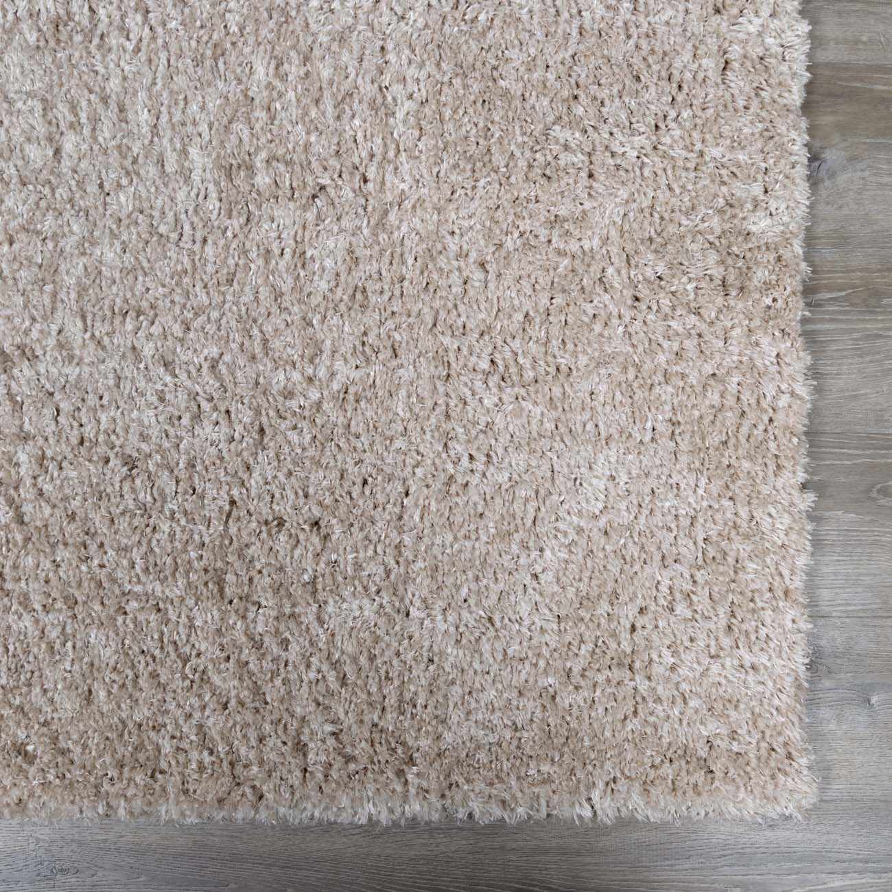 Sierra Shag Rug  Plush Pile  100% Polyester  Medium Gray