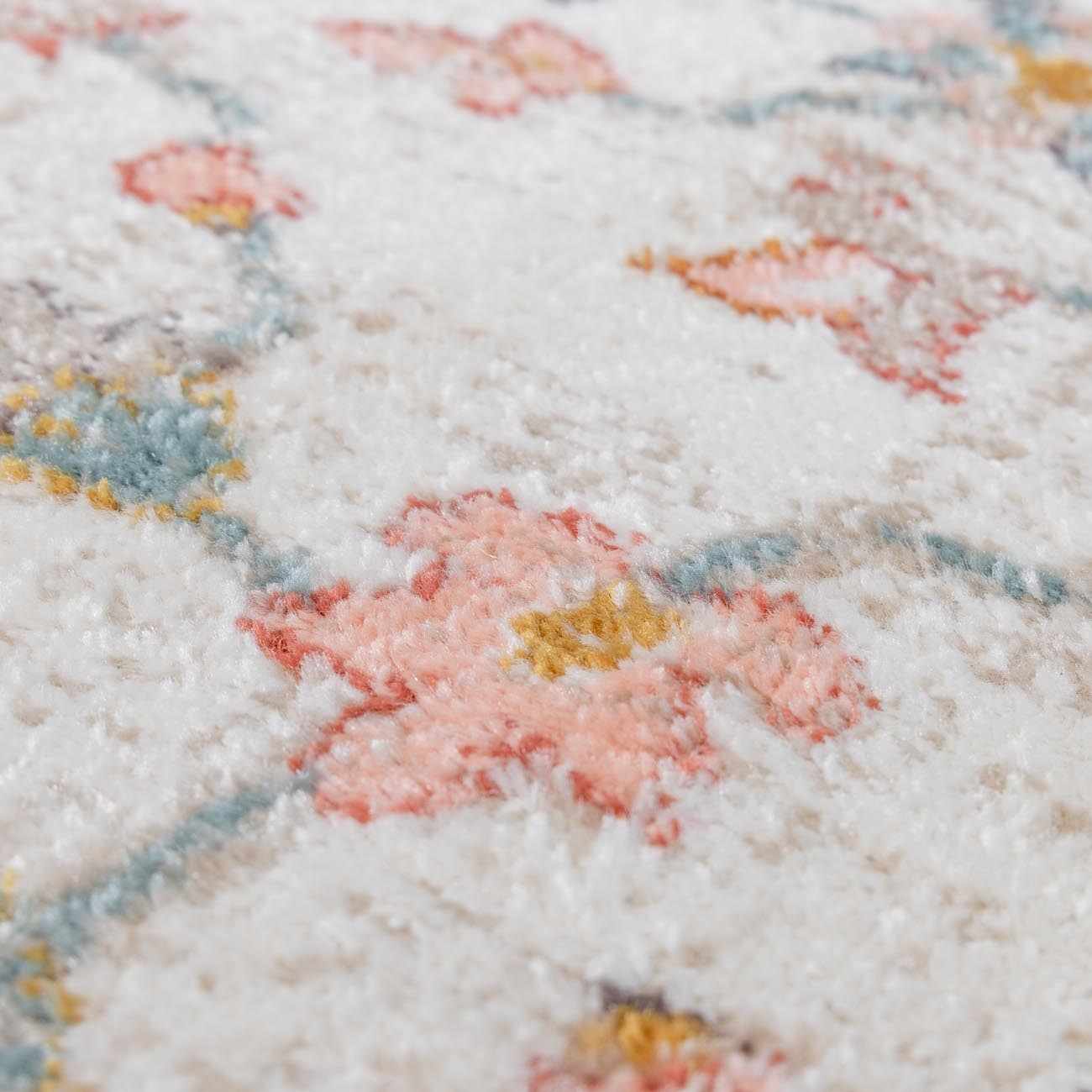 Bello Twilight Floral Area Rug  Medium Pile, Machine Woven