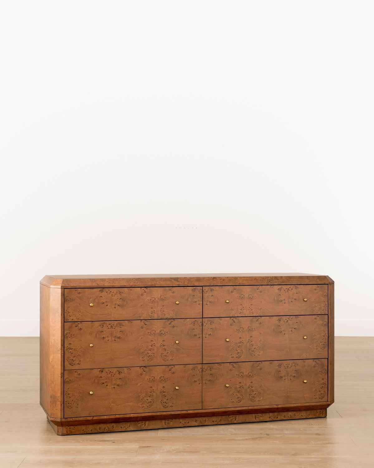 Bela Dresser Burl Wood  Light & Dark Finishes