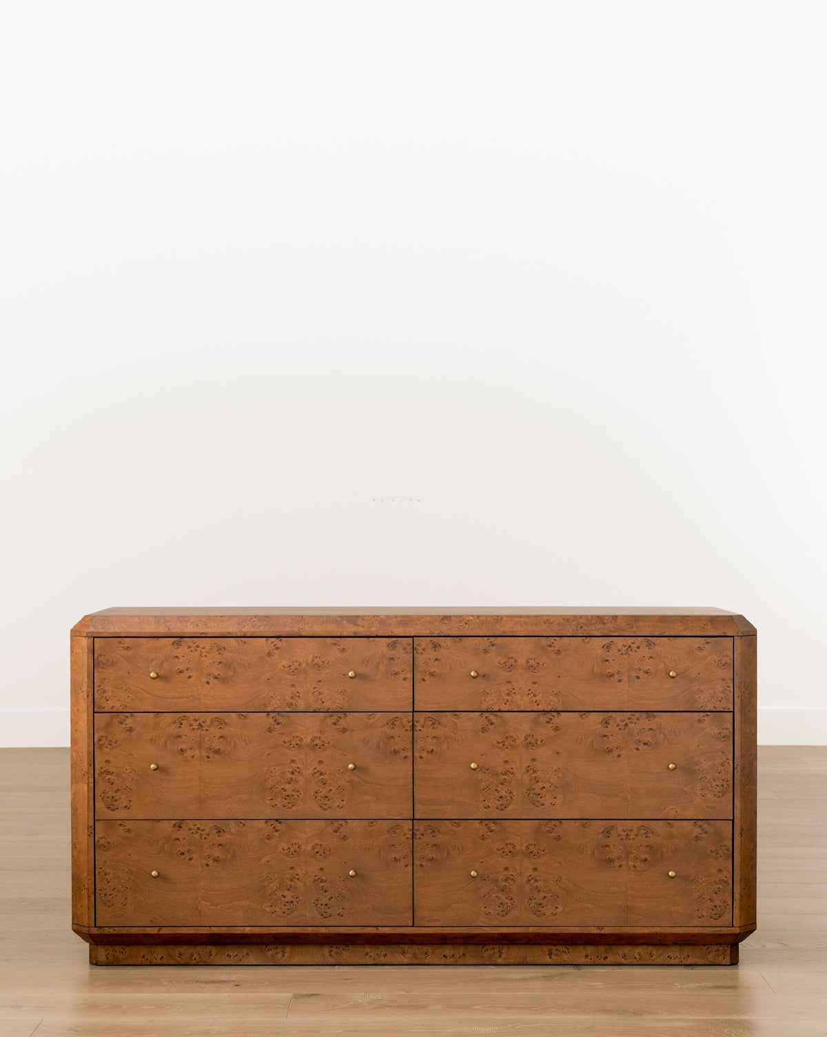 Bela Dresser Burl Wood  Light & Dark Finishes