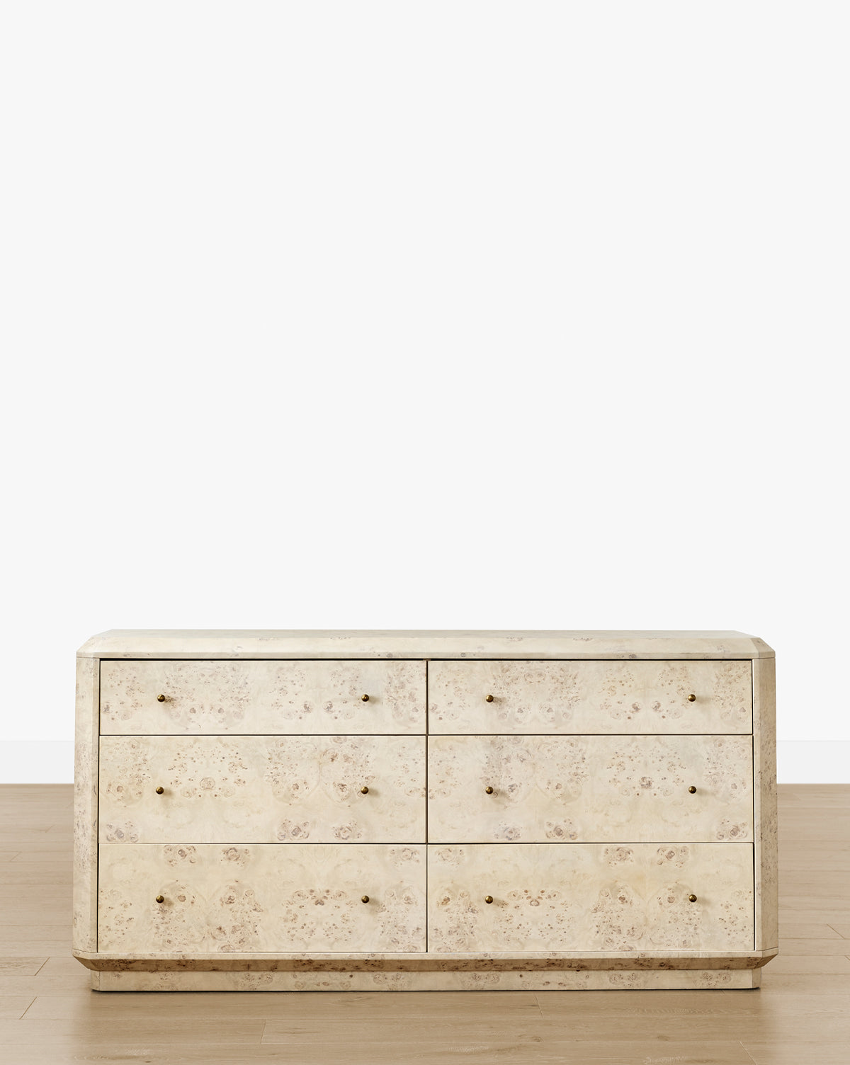 Bela Dresser Burl Wood  Light & Dark Finishes