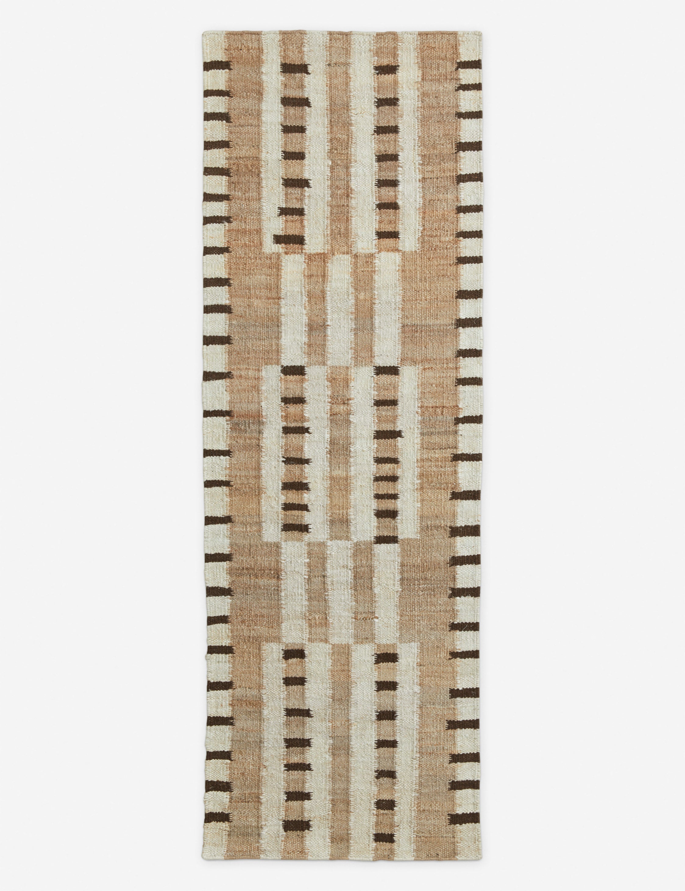 Tempo Jute Rug | Handcrafted Flatweave, Eclectic Pattern