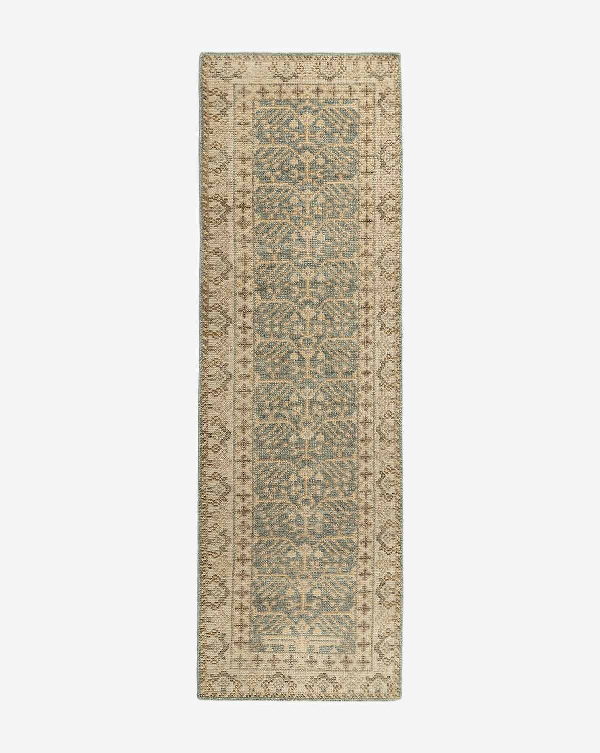 Thalia Hand-Knotted Rug  Antique-Inspired Motif, Neutral Palette