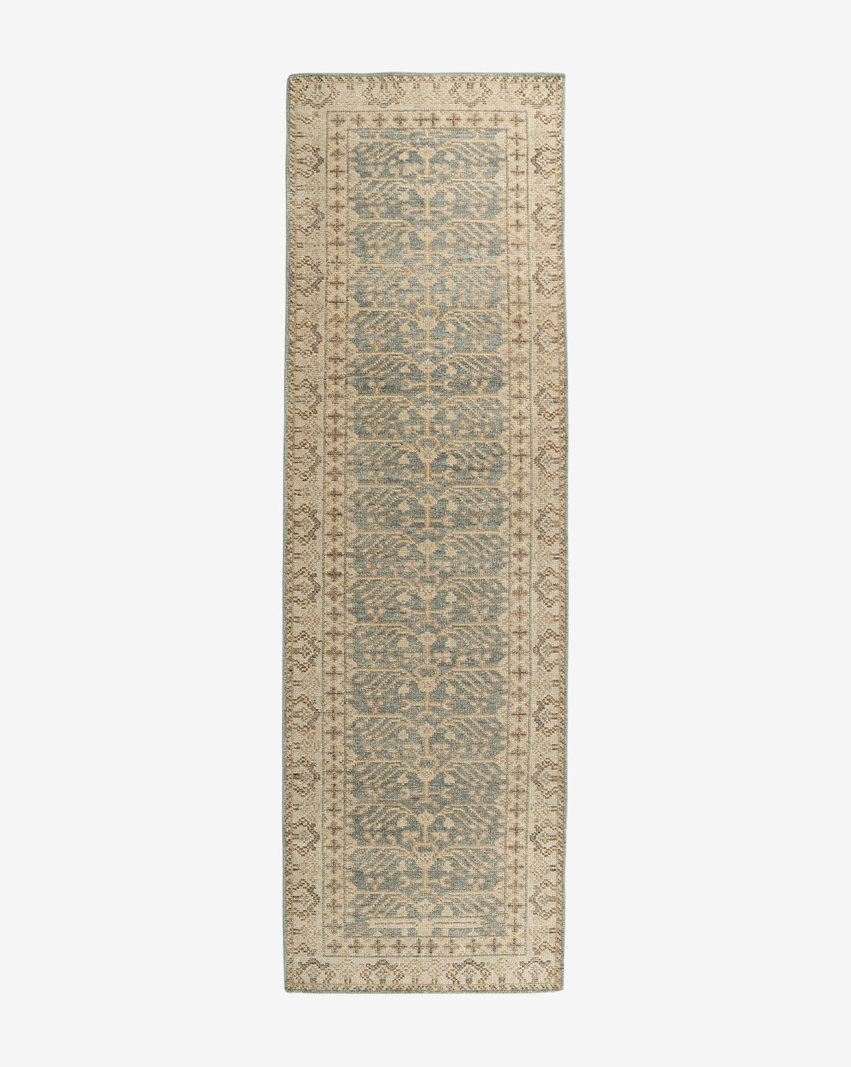Thalia Hand-Knotted Rug  Antique-Inspired Motif, Neutral Palette