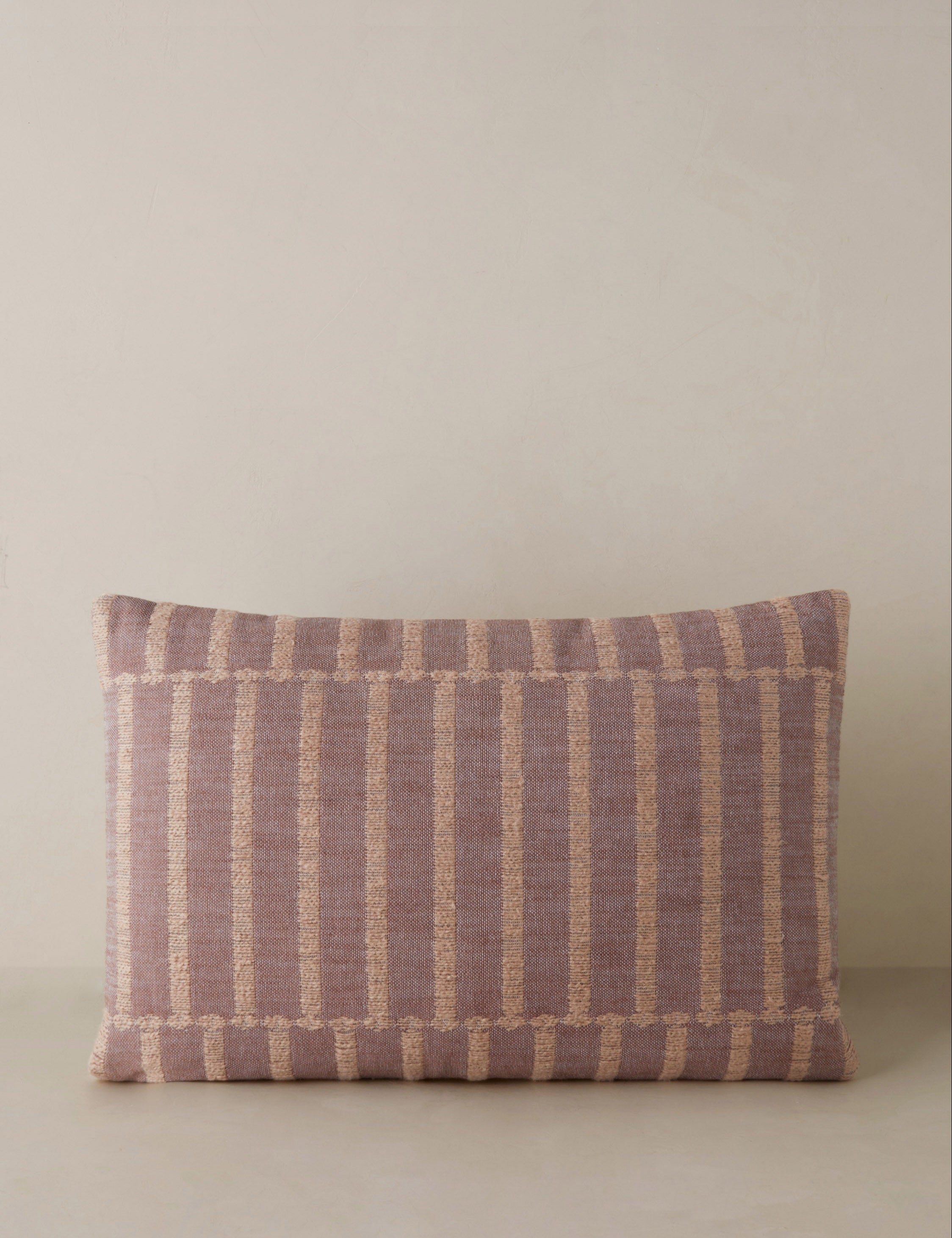 Tessera Throw Pillow | Offset Stripe Motif, Modern Design