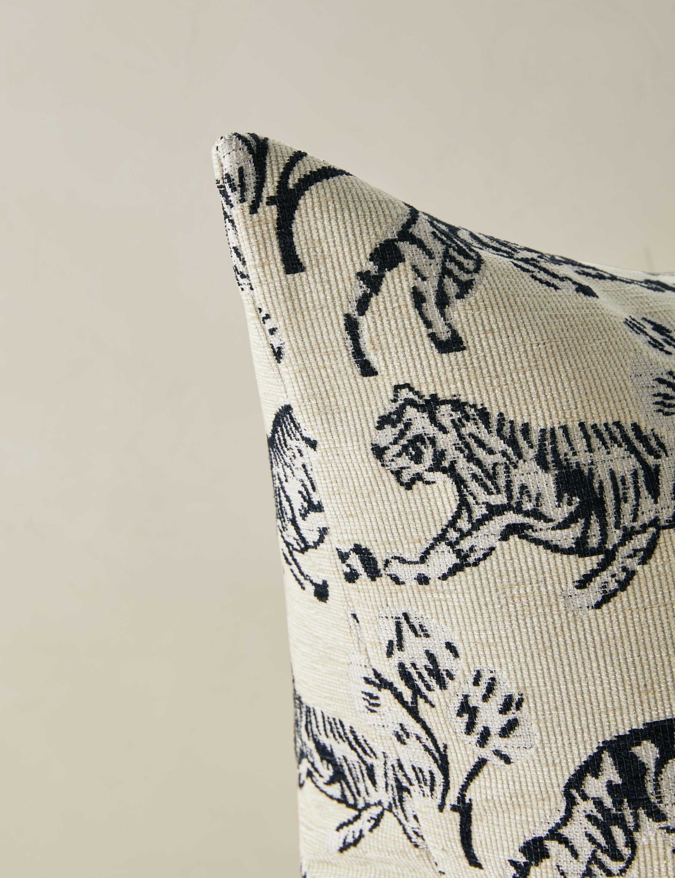 Tigris Jacquard Pillow | Unique Tiger Print, Exclusive Design