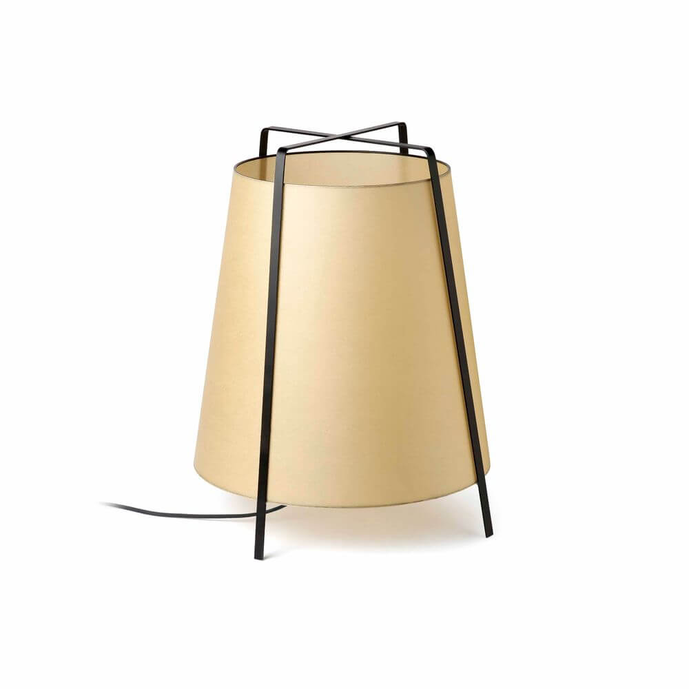 Akira Table Lamp | Black & Beige Design