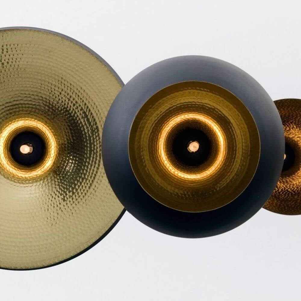 Bela Linear Pendant Light | Solid Brass, Black Patina Finish