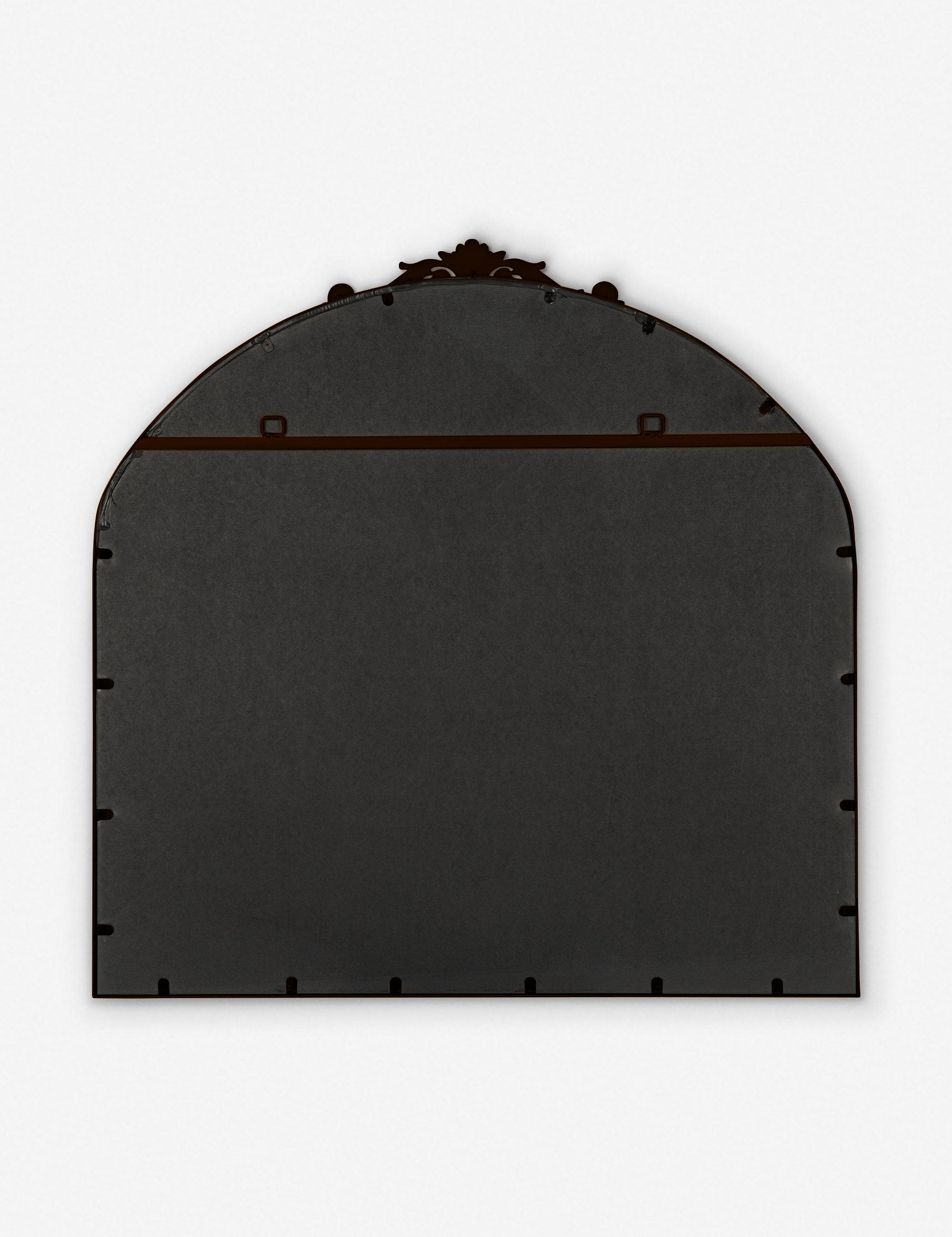 Tulca Curved Wall Mirror | Vintage Scroll Metal Frame