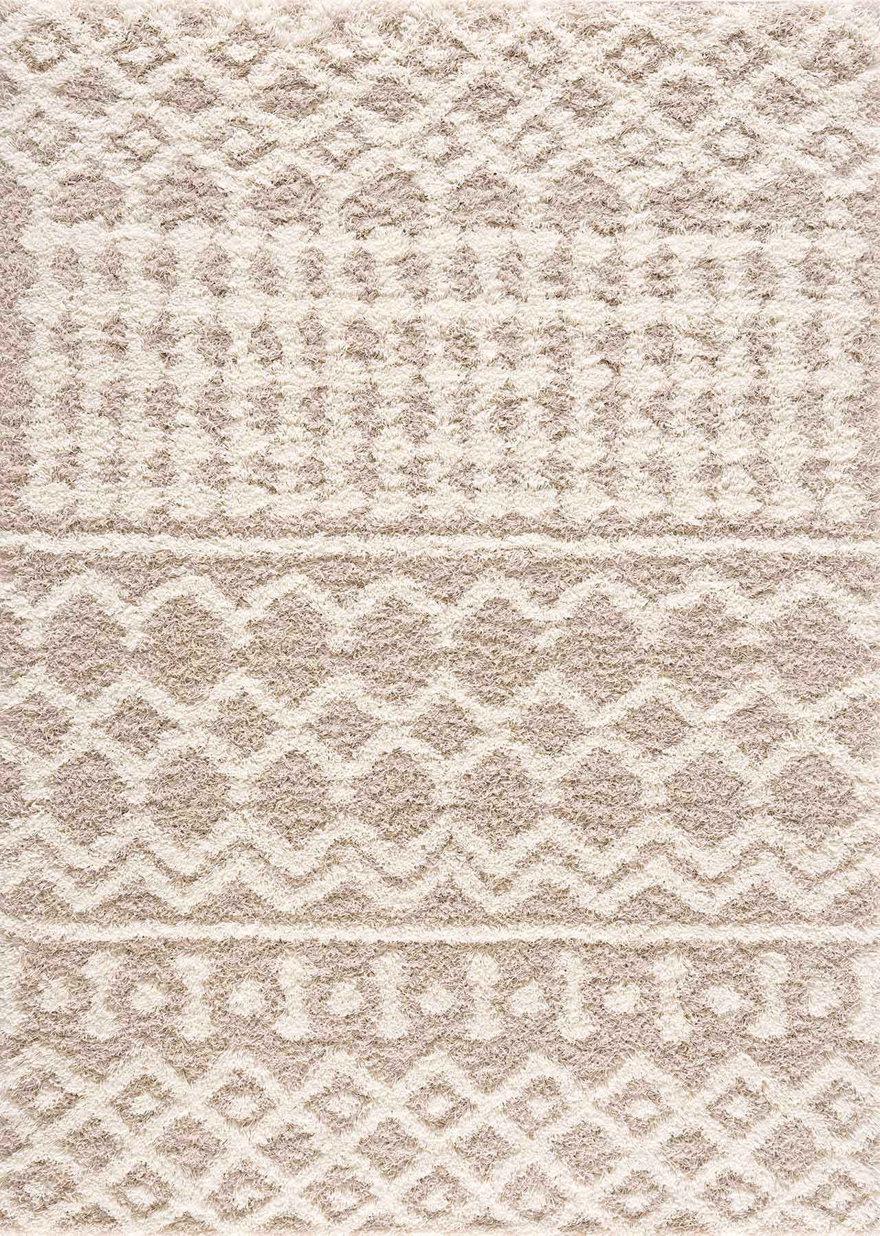 Creston Area Rug Plush Pile 100% Polypropylene Cream Beige