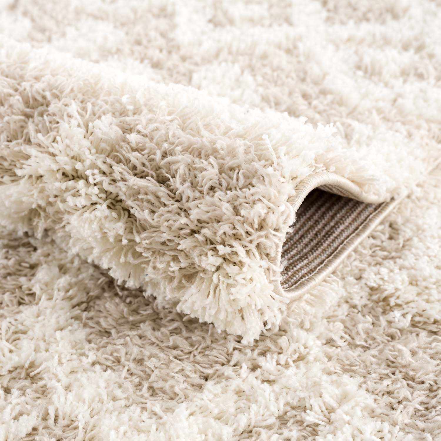 Creston Area Rug Plush Pile 100% Polypropylene Cream Beige