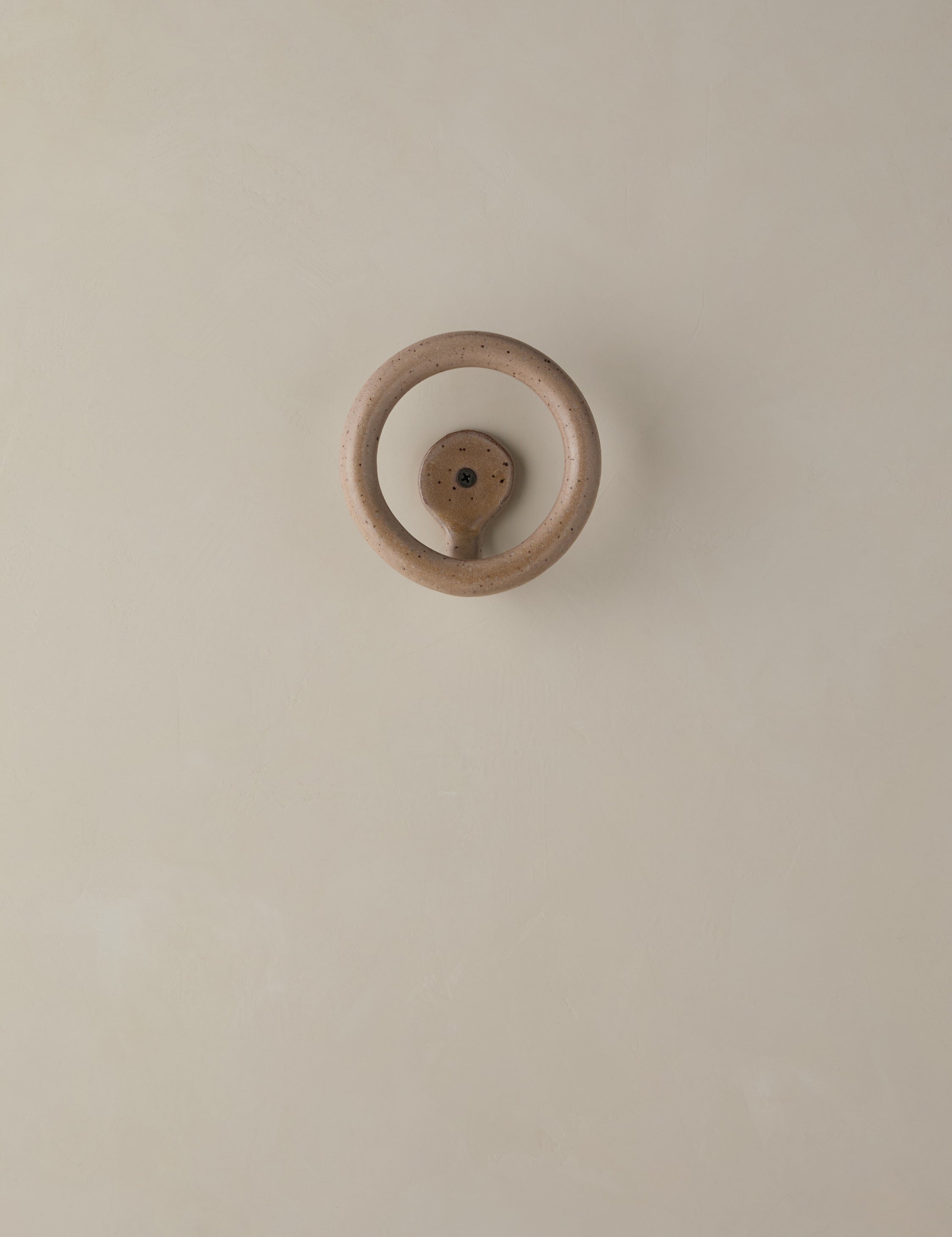Bela Wall Hook | Handmade Circular Design, Artisan Texture