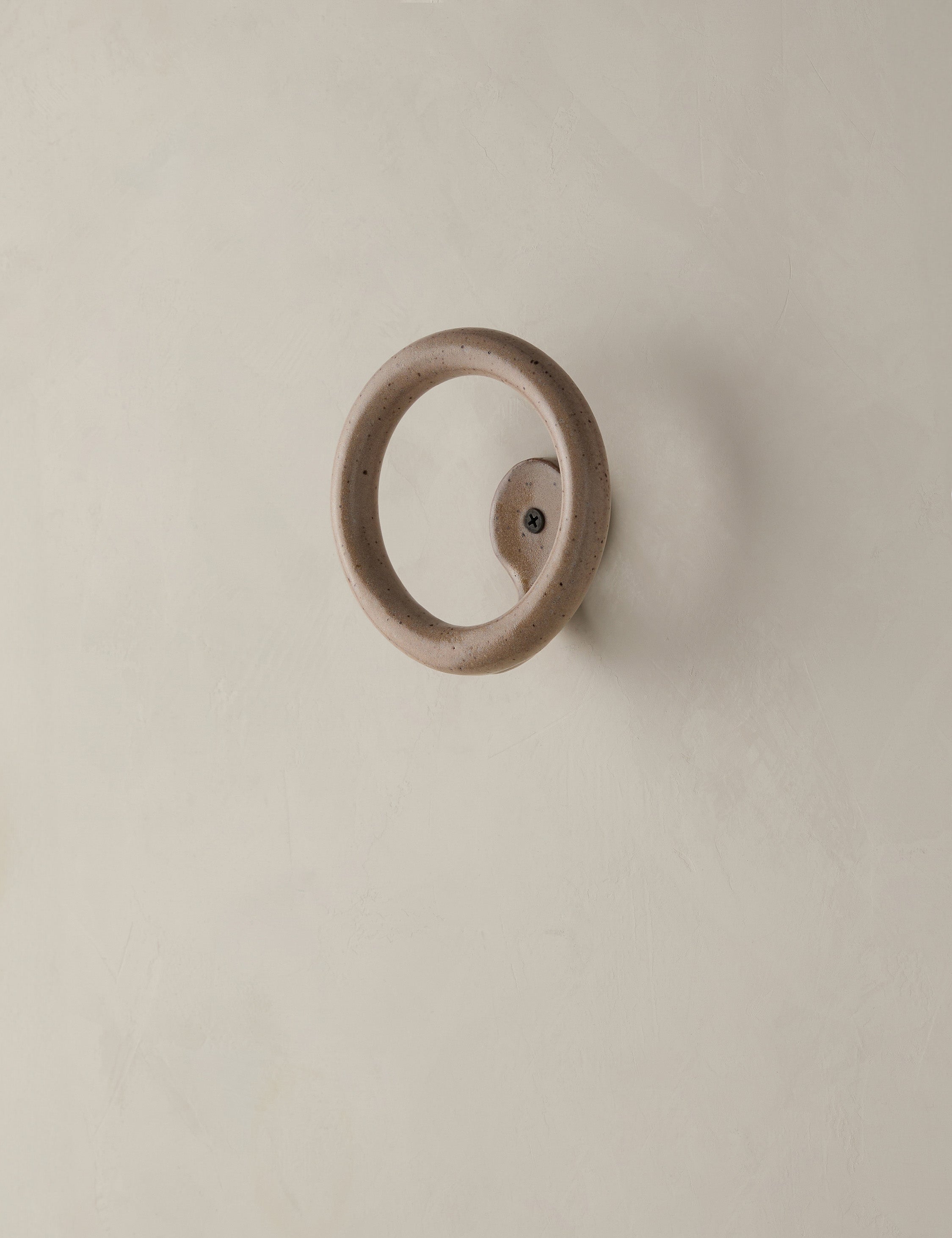 Bela Wall Hook | Handmade Circular Design, Artisan Texture
