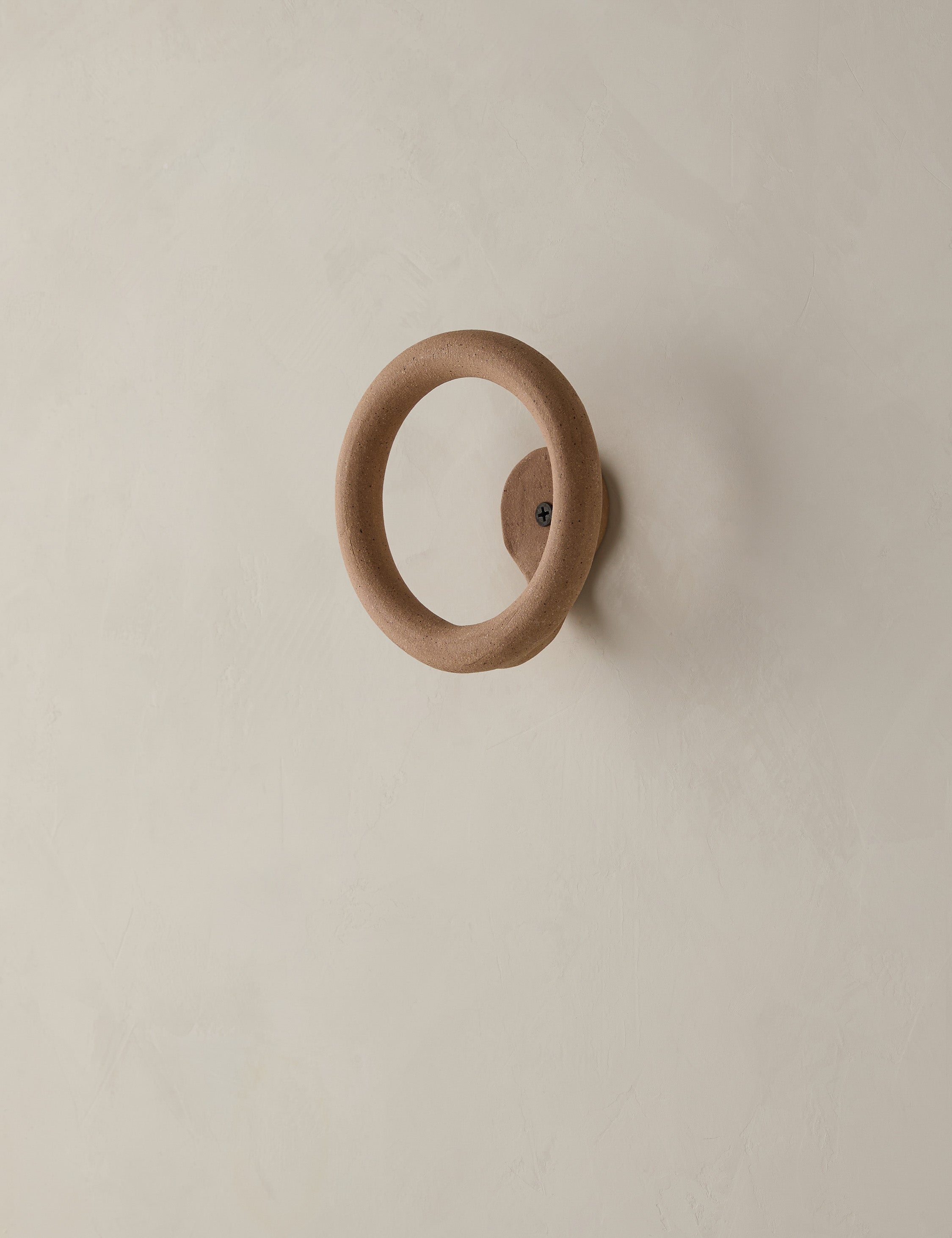 Bela Wall Hook | Handmade Circular Design, Artisan Texture