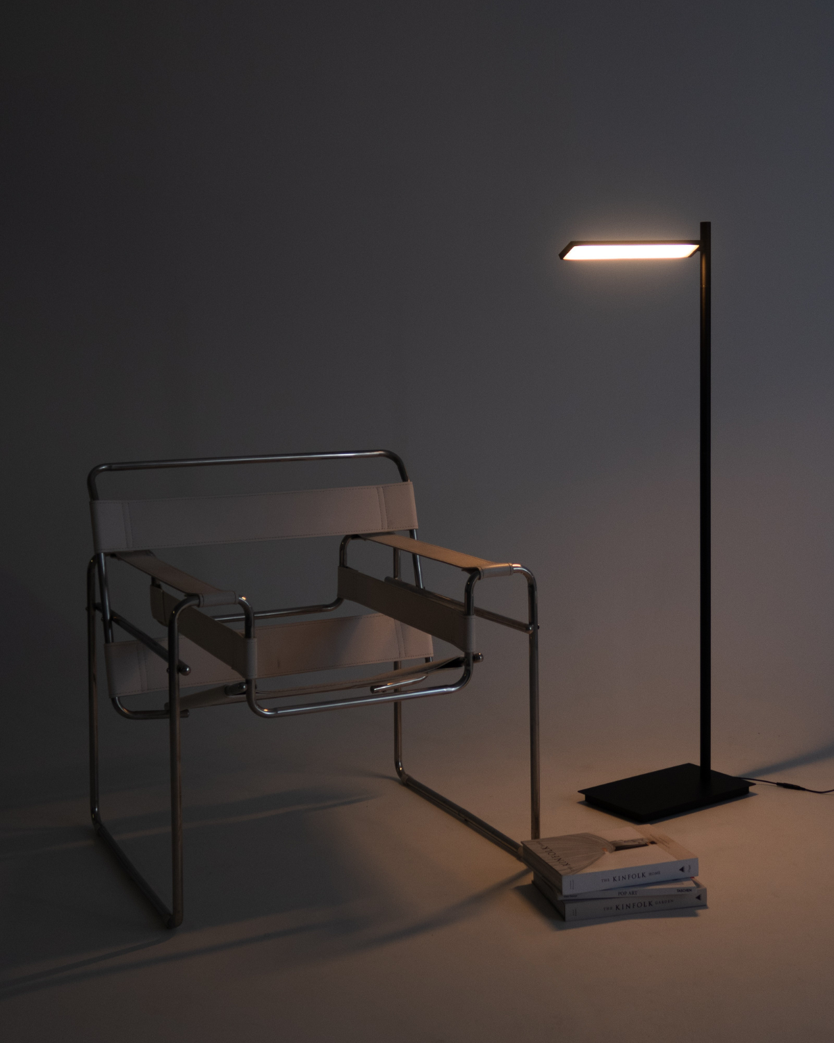 Luma Floor Lamp | Adjustable Shade, Three-Touch Dimmer