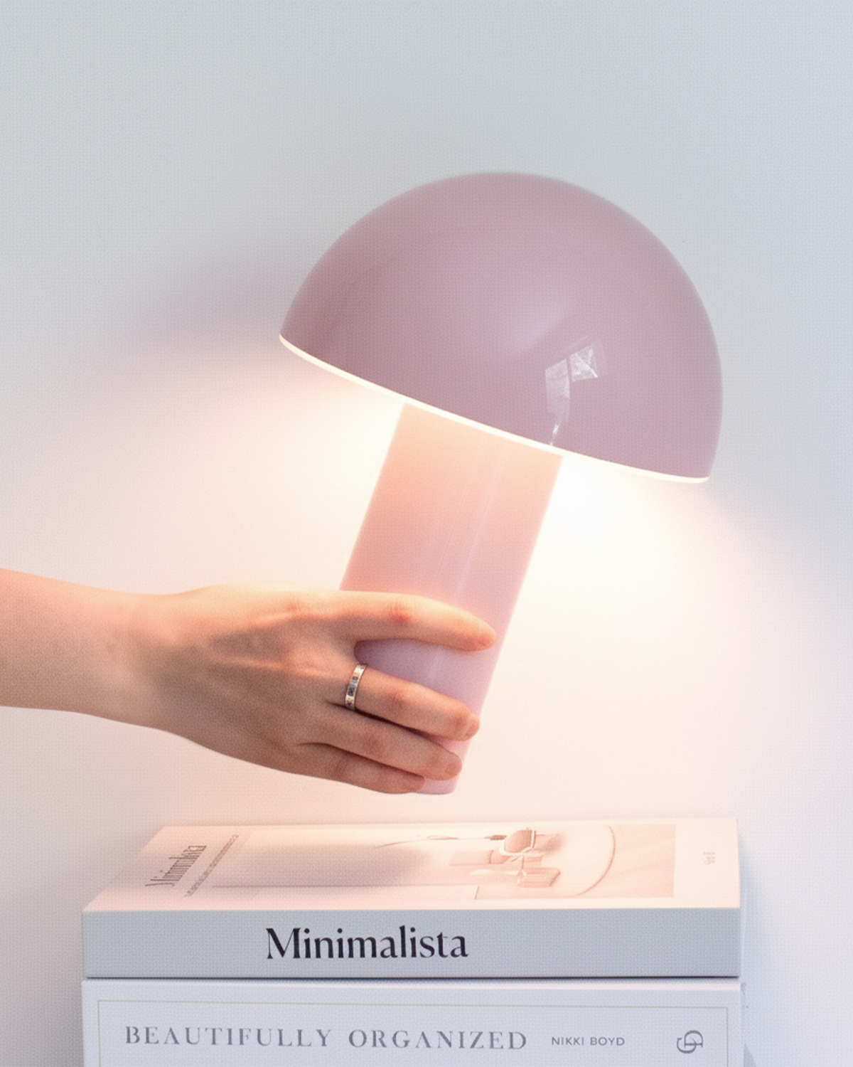 Celia Mushroom Table Lamp | Portable, Rechargeable LED