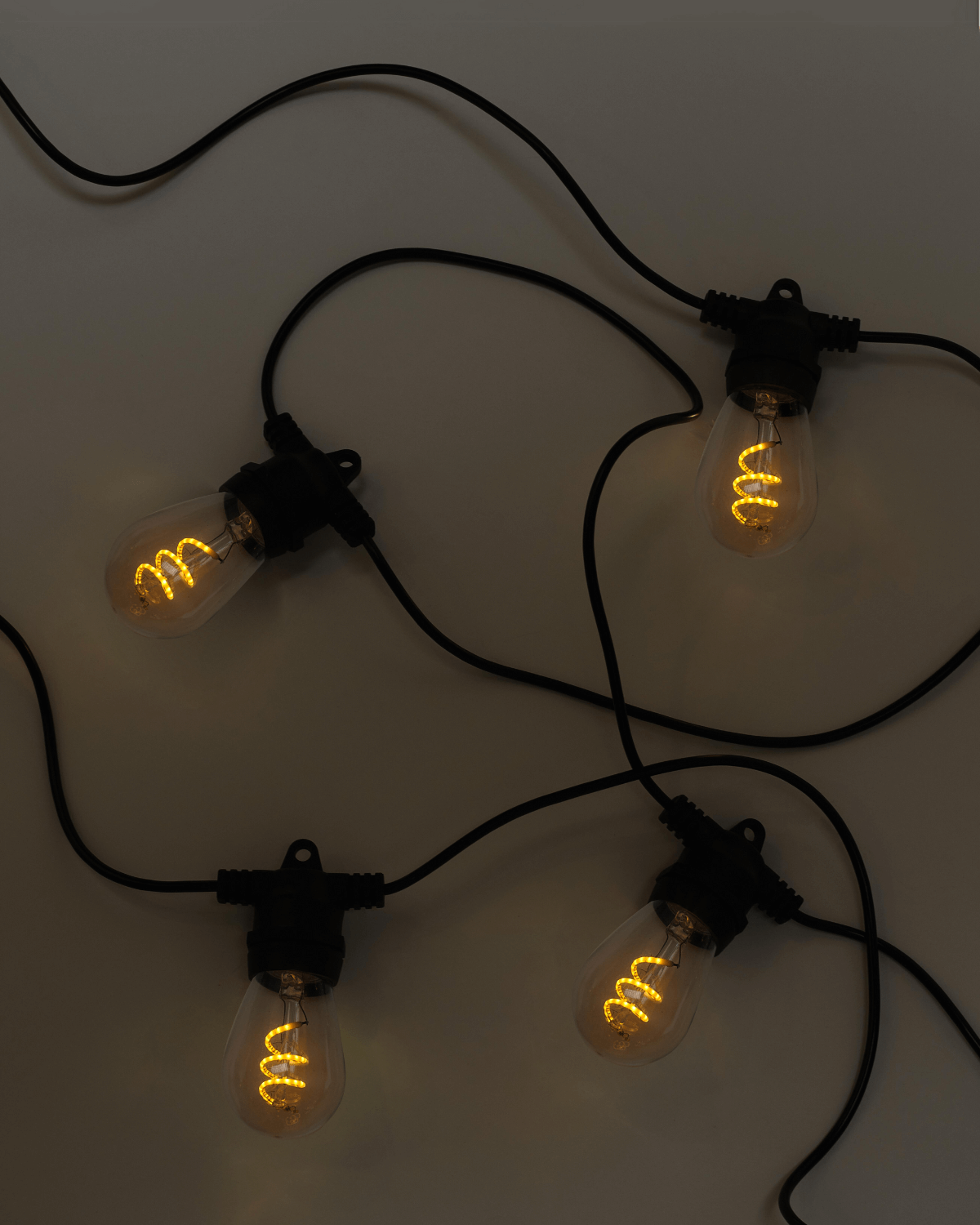Bela Spiral Solar String Lights | Remote Control, 10 Hours of Light