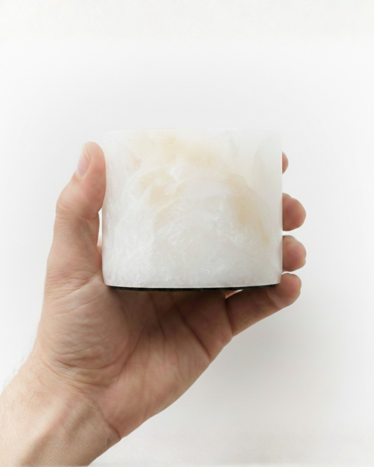 Rhea Portable Lamp | Natural Alabaster, Unique Design