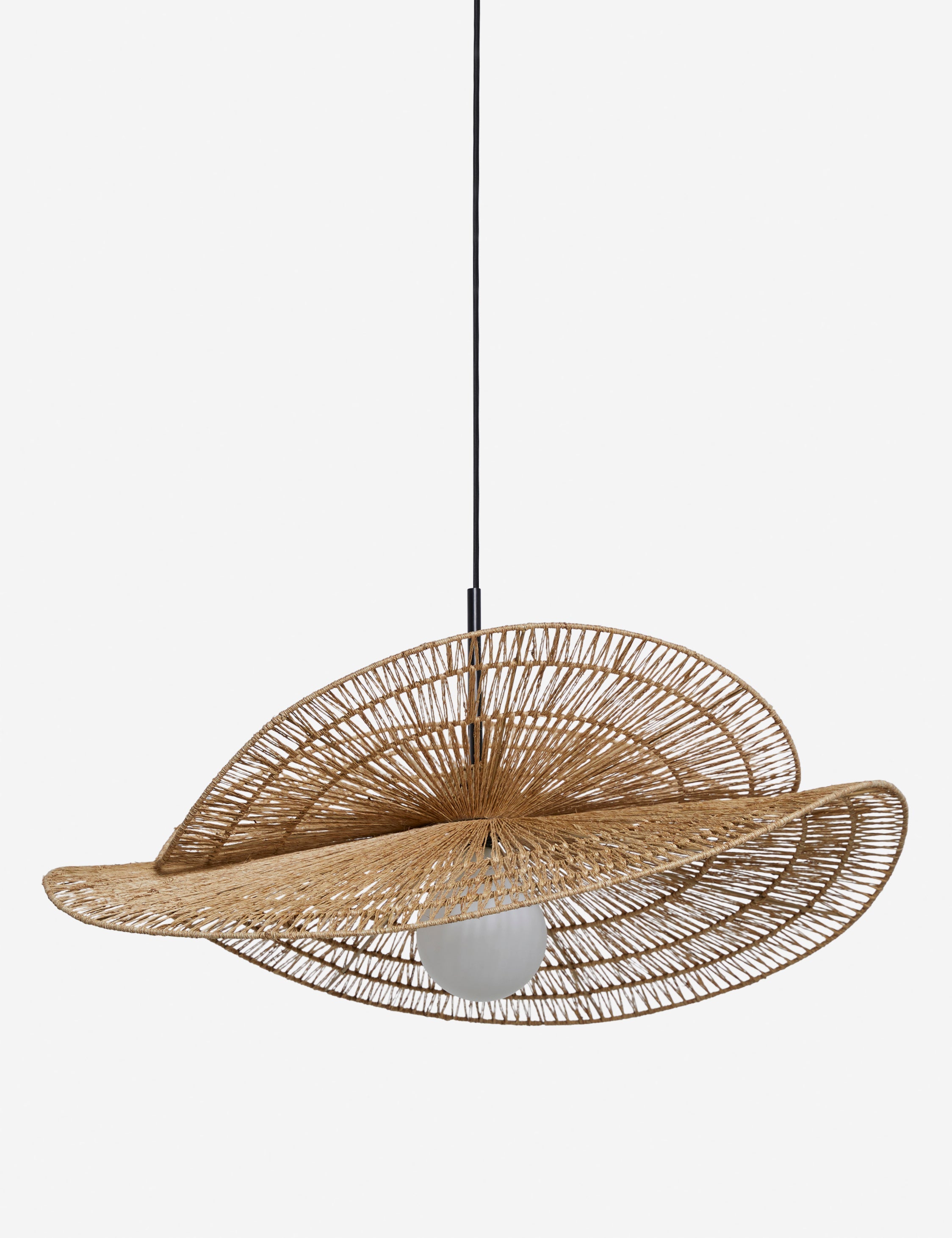 Vera Double Tier Pendant Light | Woven Jute Shades
