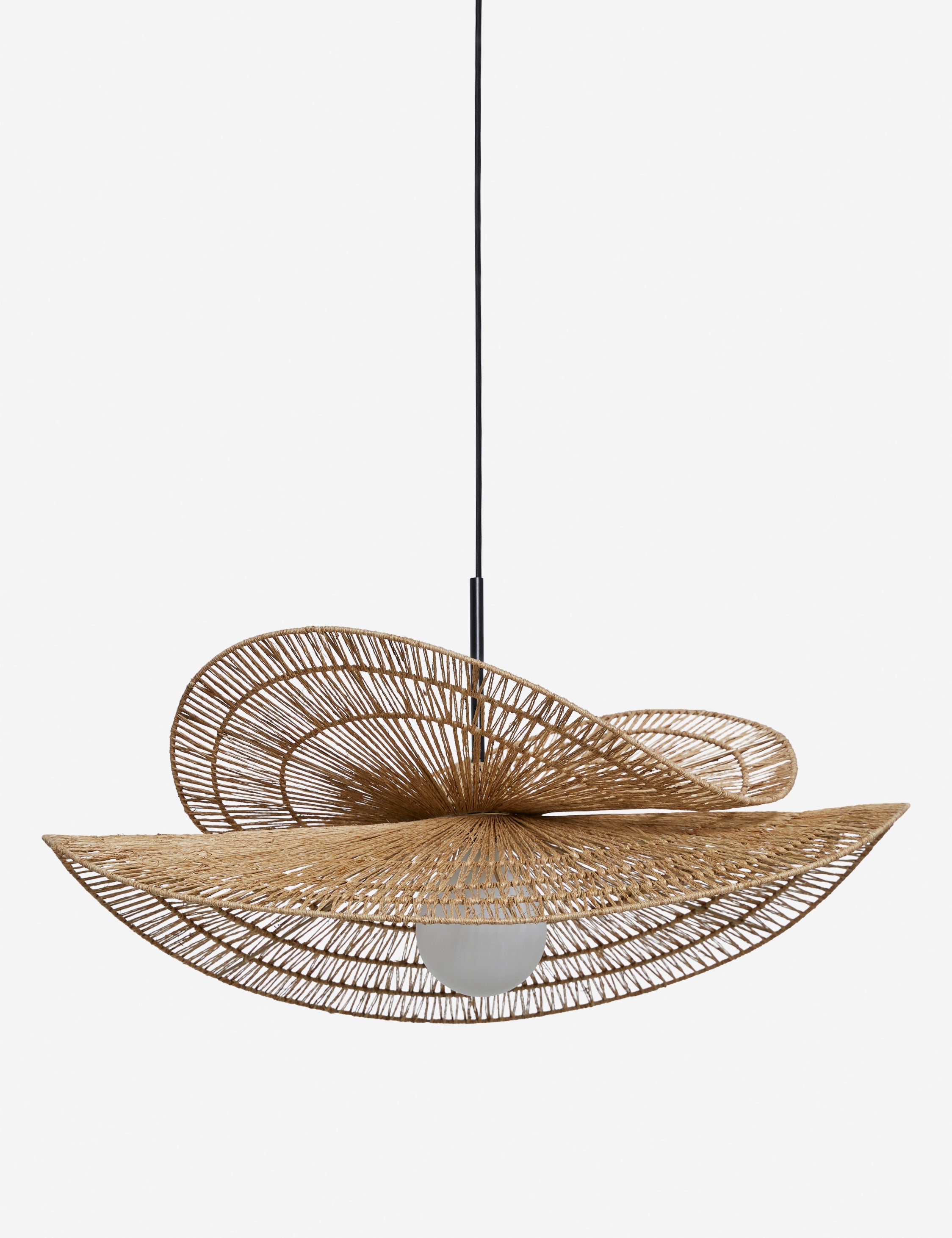 Vero Double Tier Pendant Light | Woven Jute Shades
