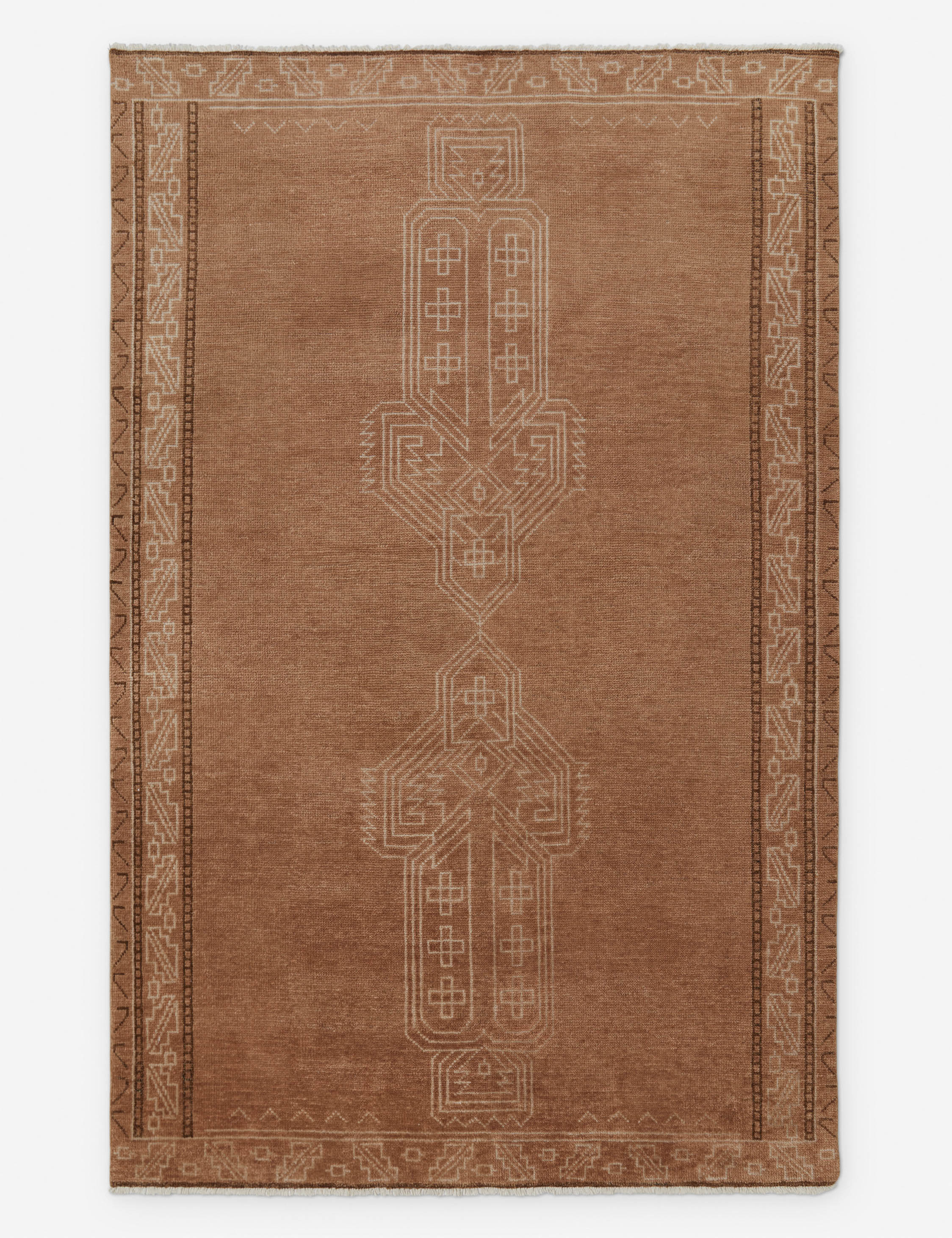 Vela Hand-Knotted Wool Rug | Vintage-Inspired, Mediterranean Design