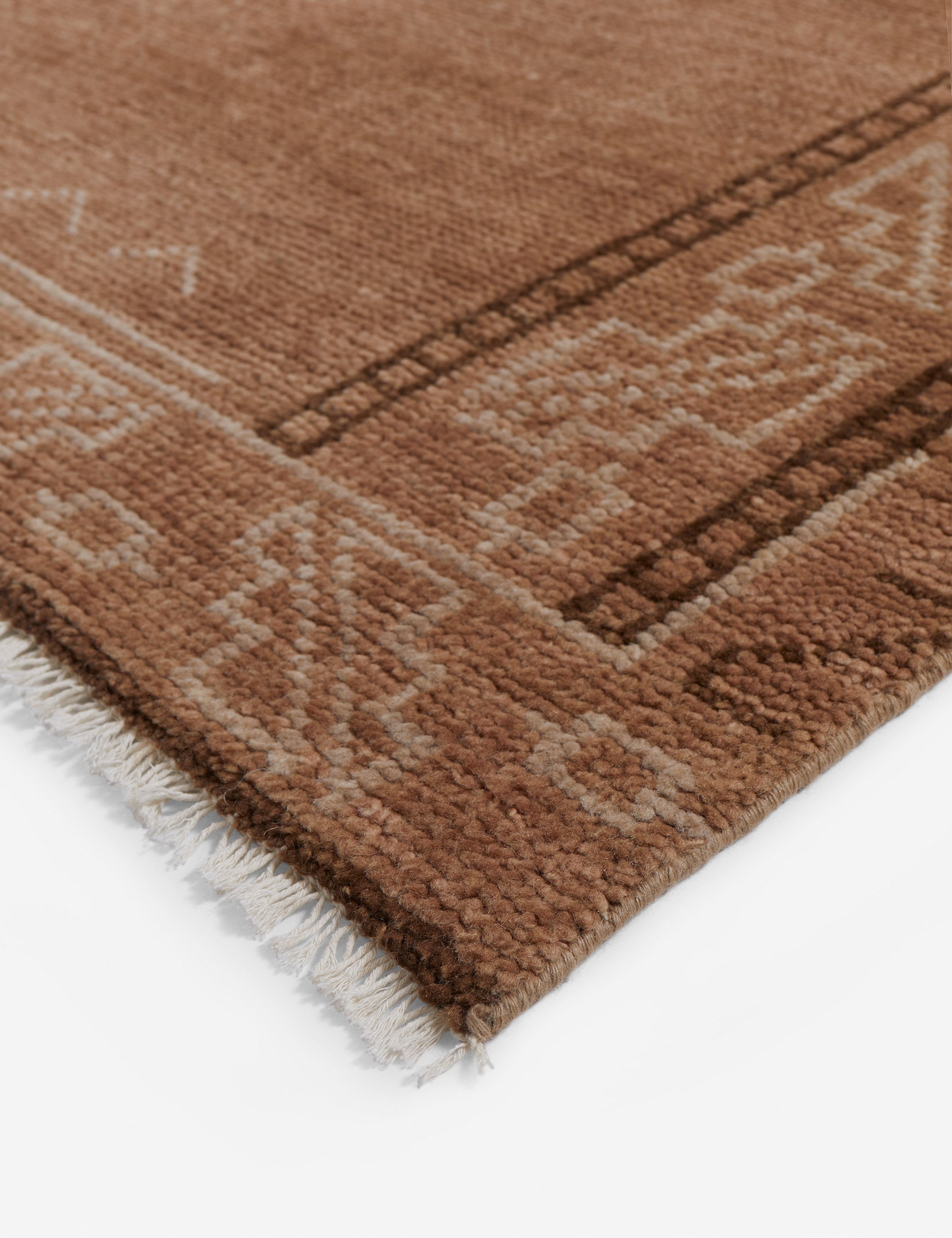 Vela Hand-Knotted Wool Rug | Vintage-Inspired, Mediterranean Design