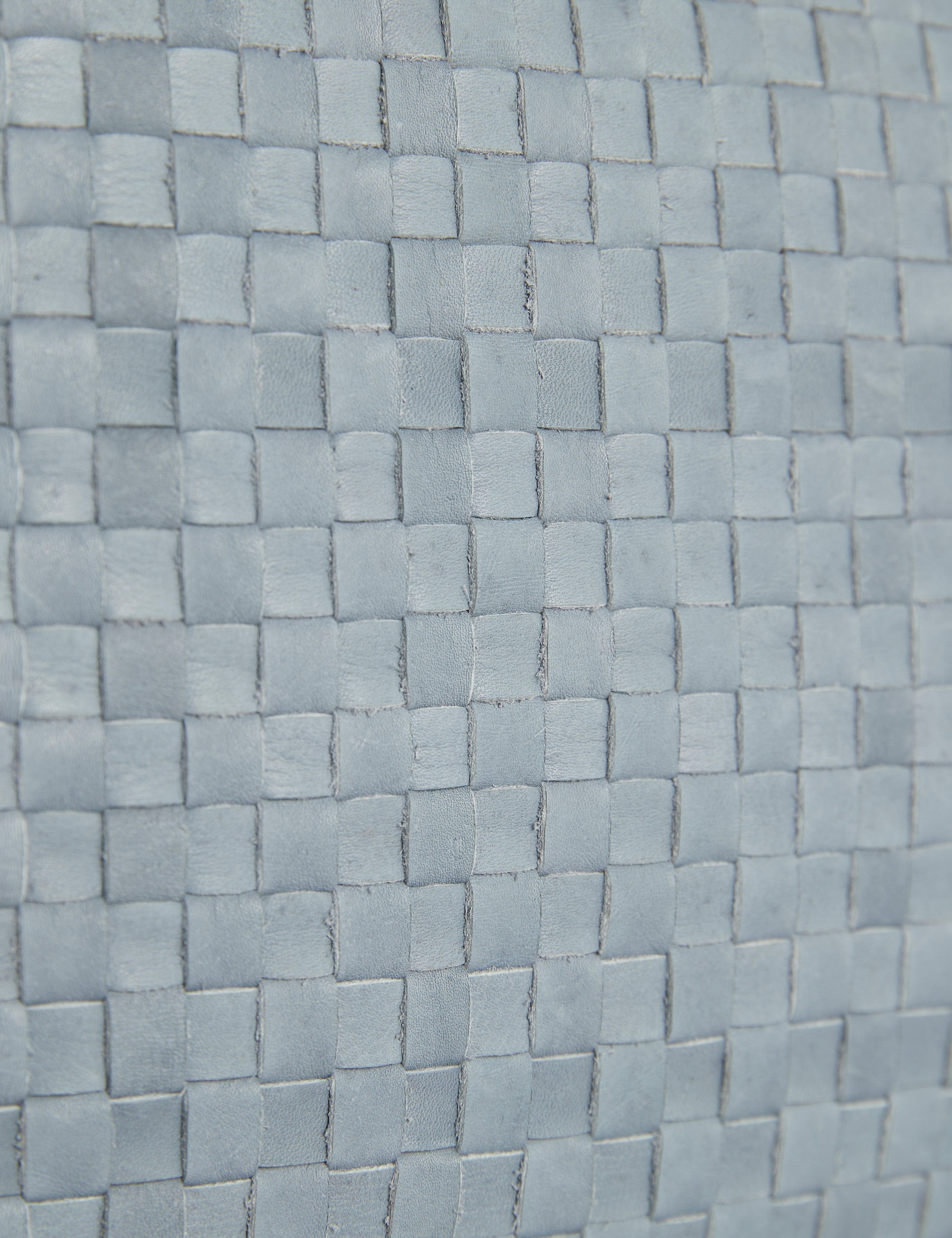 Vireo Leather Pillow | Handcrafted Basketweave Design