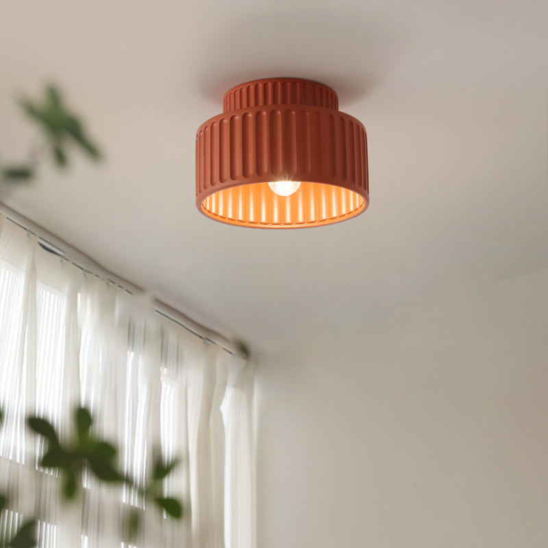 Bela Compacte Plafondlamp | Duurzaam Hars, Retro Ontwerp