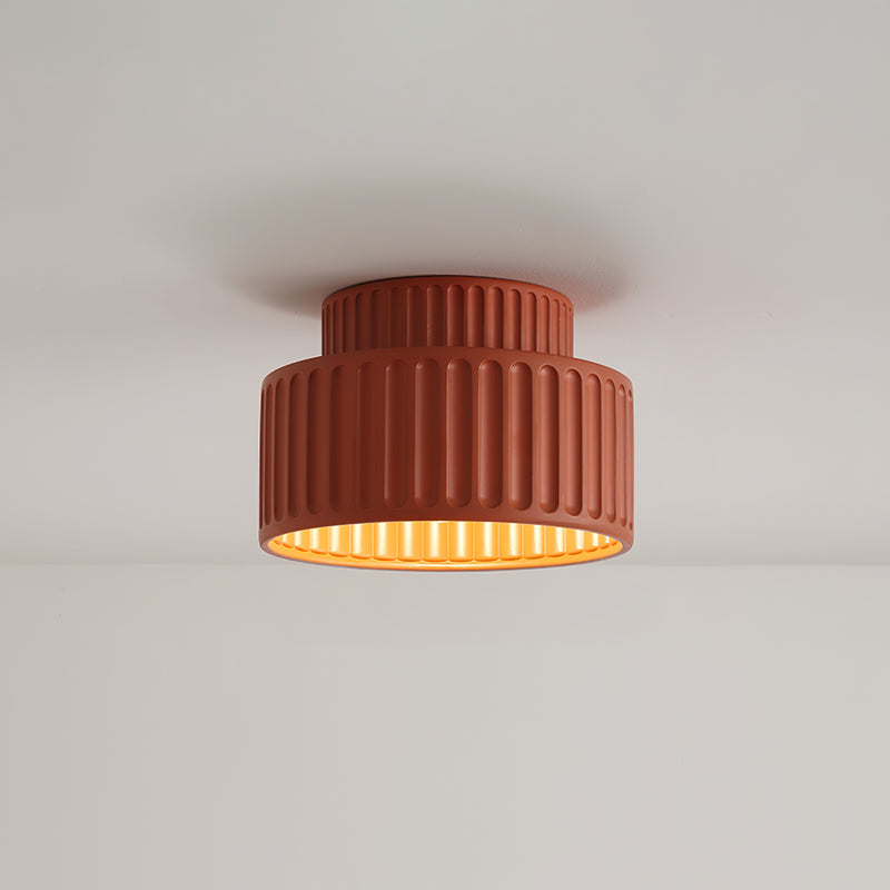 Bela Compacte Plafondlamp | Duurzaam Hars, Retro Ontwerp