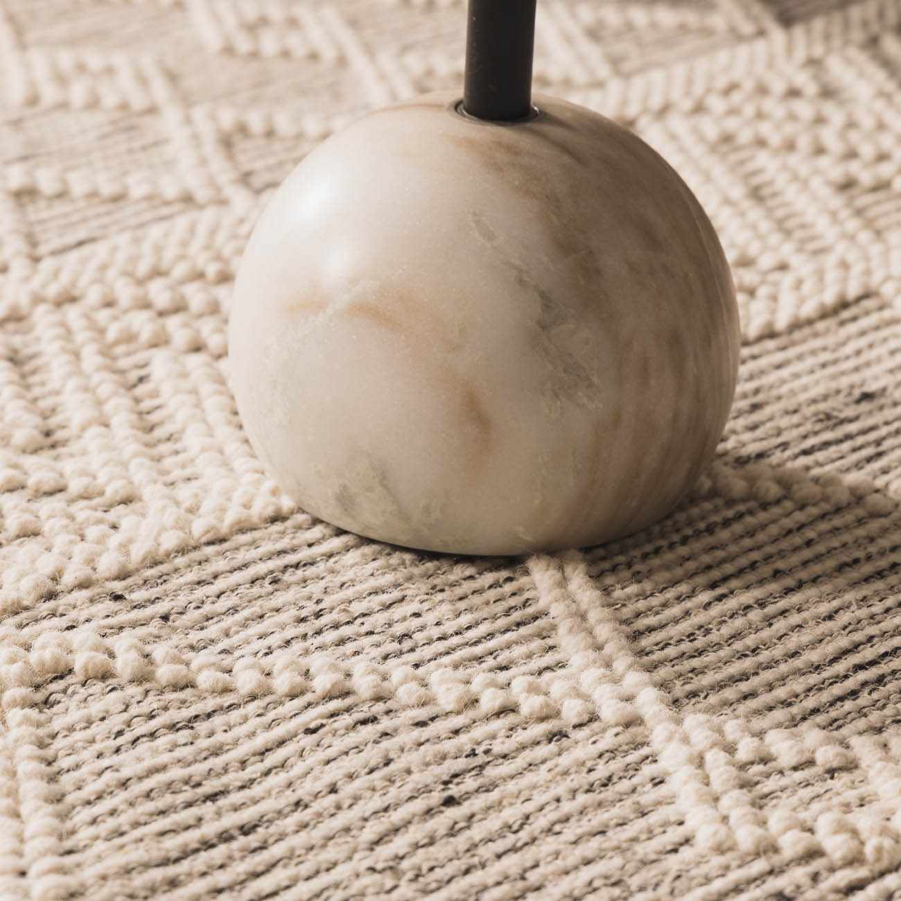 Brixon Area Rug  Hand Woven  100% Wool, Transitional Style