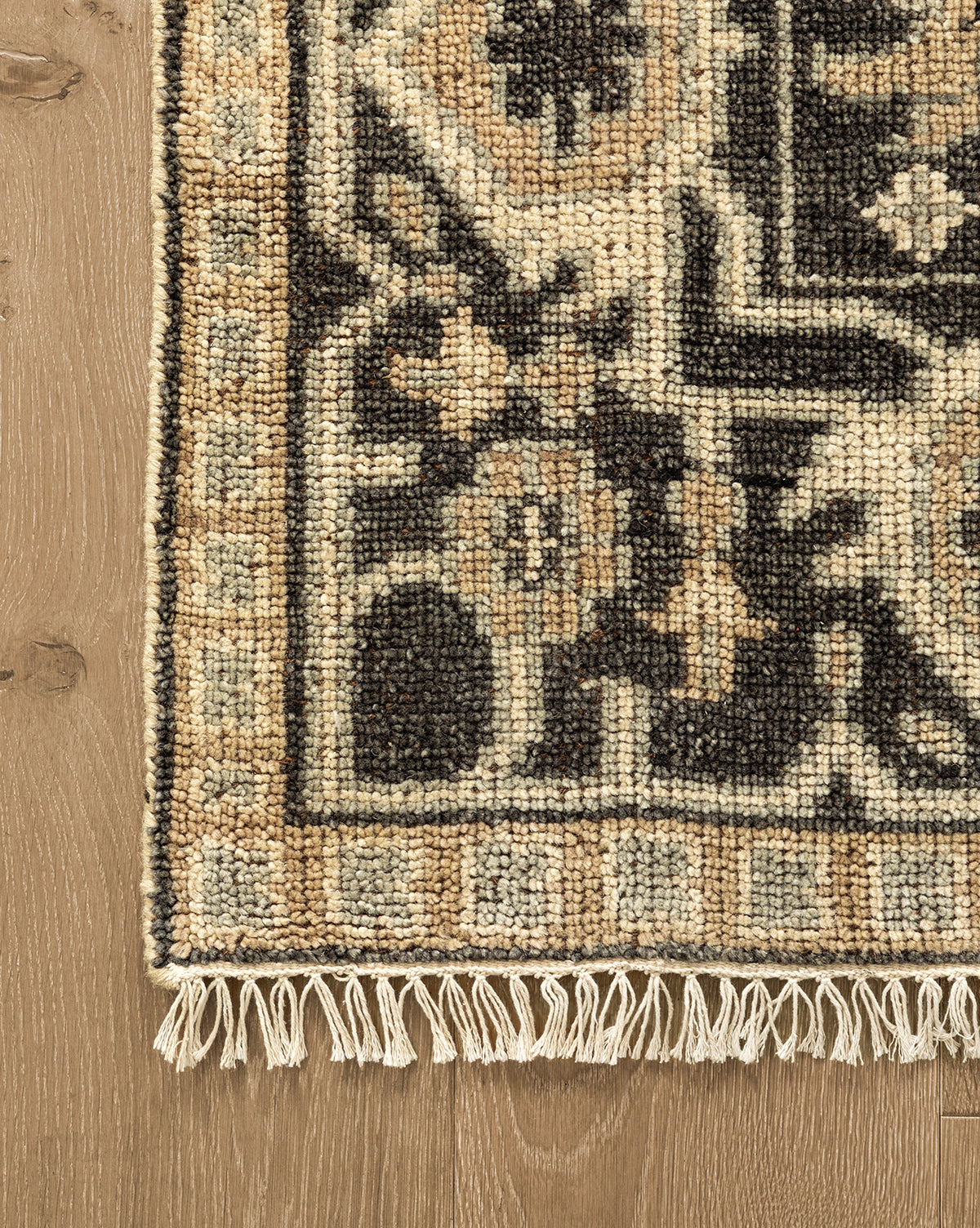 Bramble Hand-Knotted Rug  100% Wool, Artisan Design