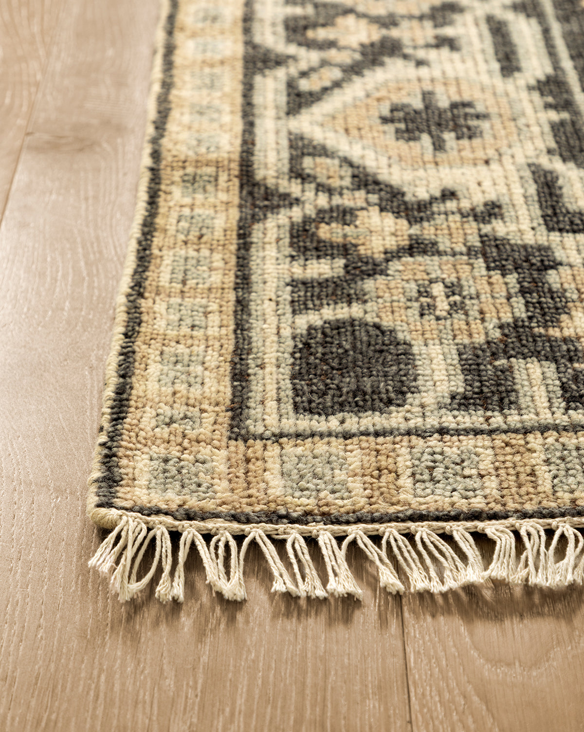 Bramble Hand-Knotted Rug  100% Wool, Artisan Design