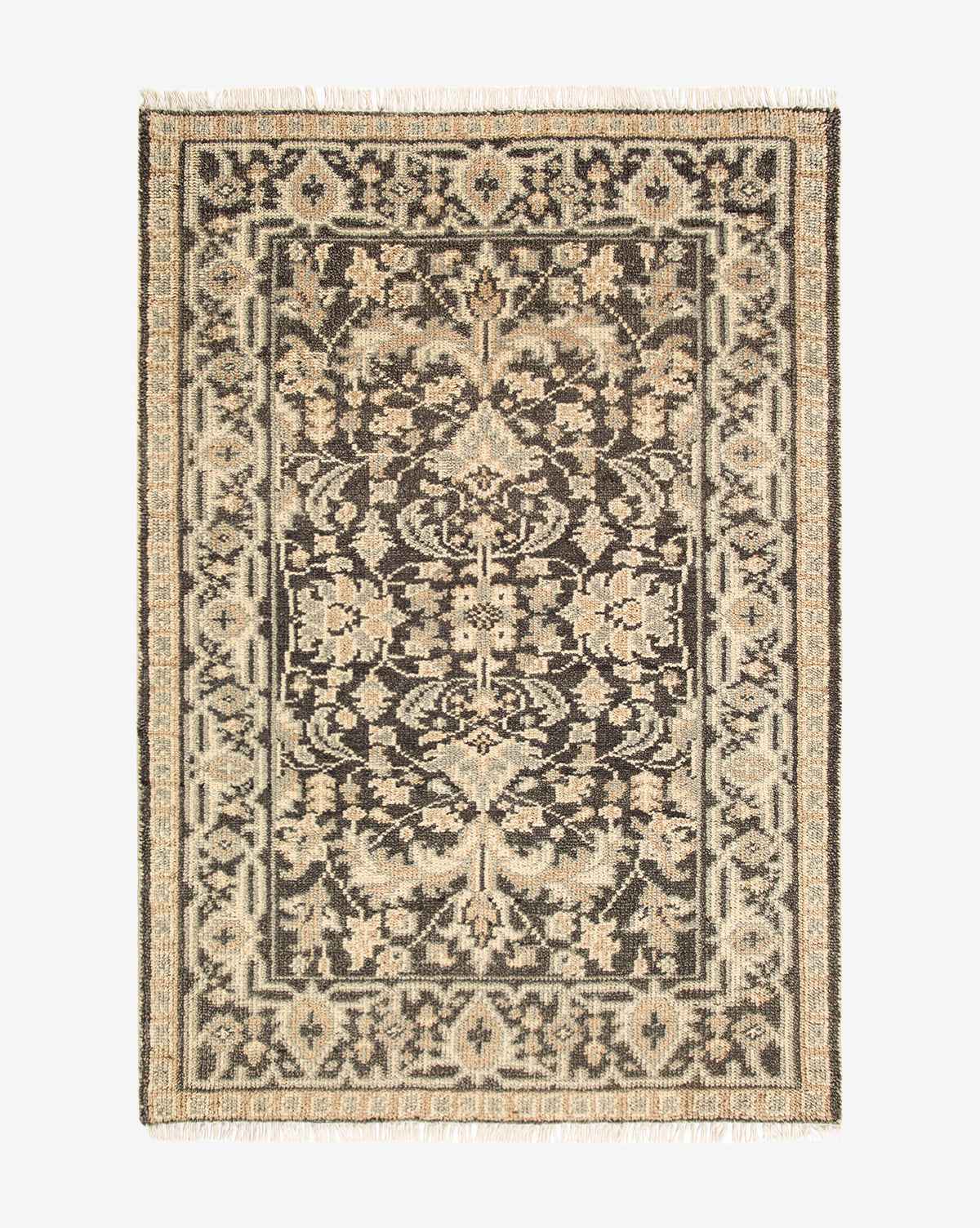 Bramble Hand-Knotted Rug  100% Wool, Artisan Design