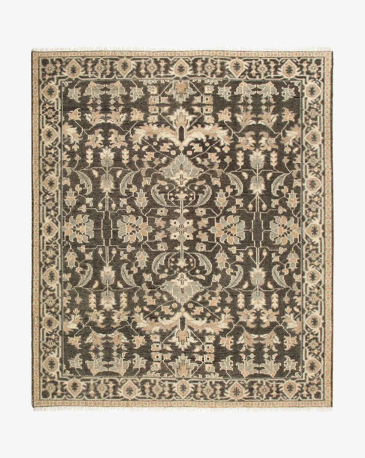 Bramble Hand-Knotted Rug  100% Wool, Artisan Design