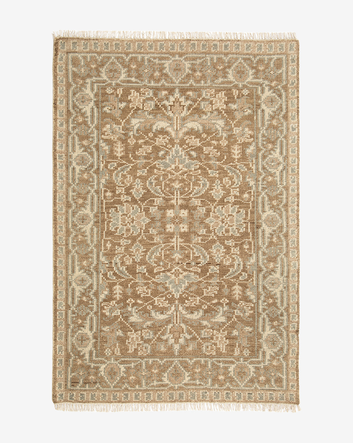 Bramble Hand-Knotted Rug  100% Wool, Artisan Design