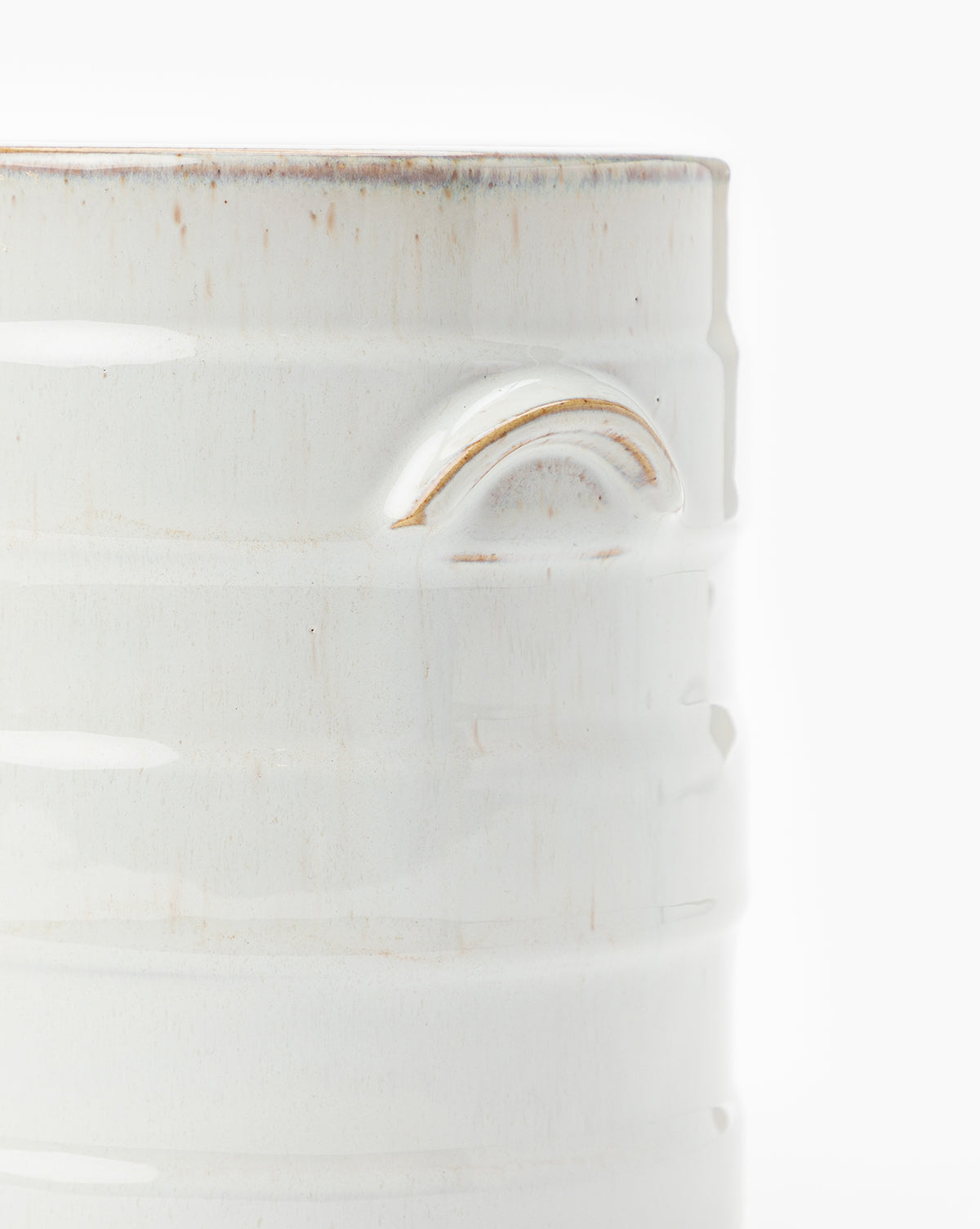Bramble Stoneware Crock  Hand Applied Texture Glaze