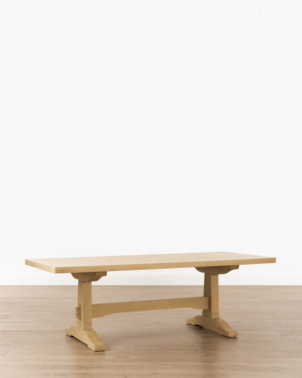 Vireo Dining Table  Oak with Heritage White Finish